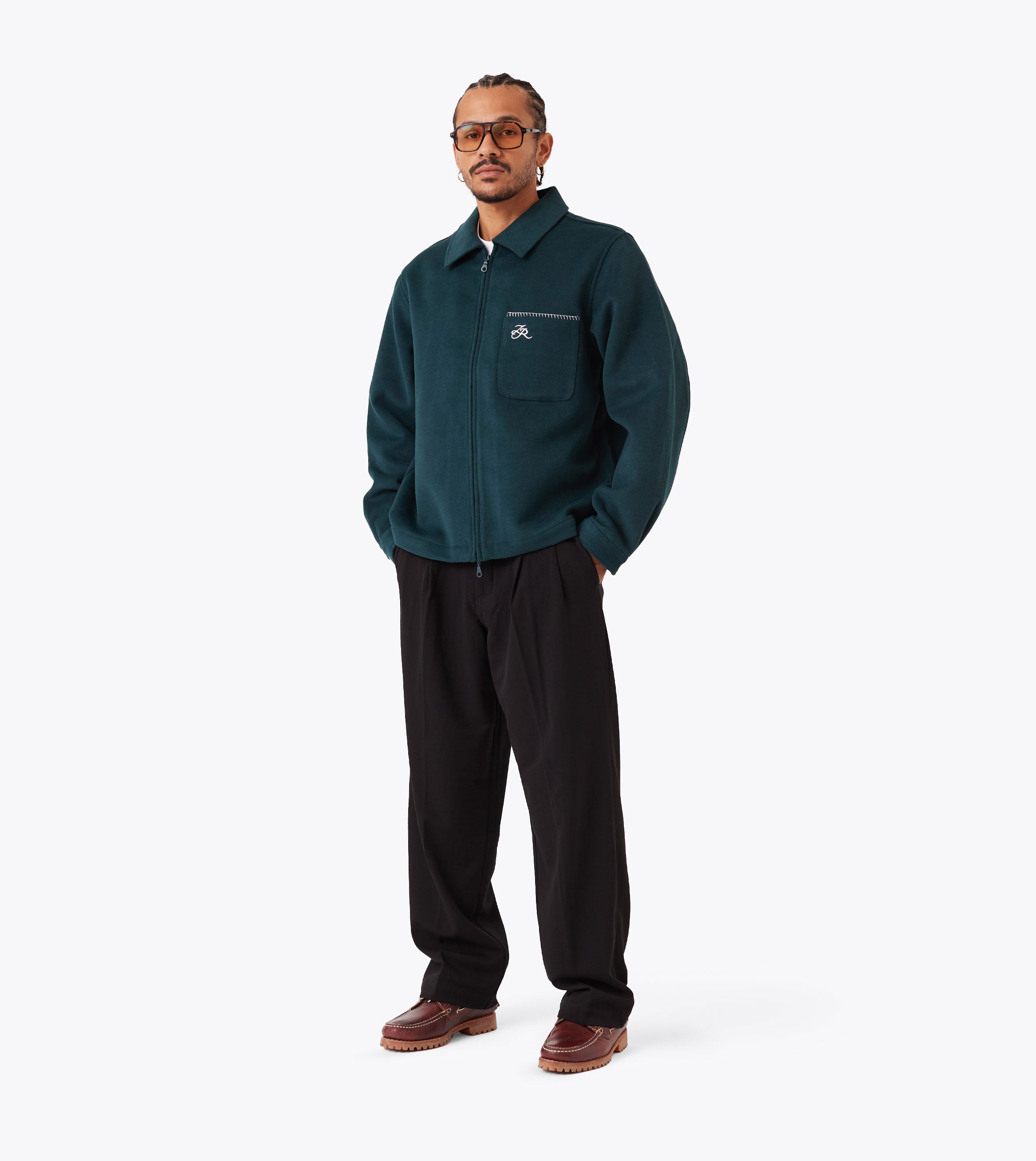 Stitched Overshirt Forest