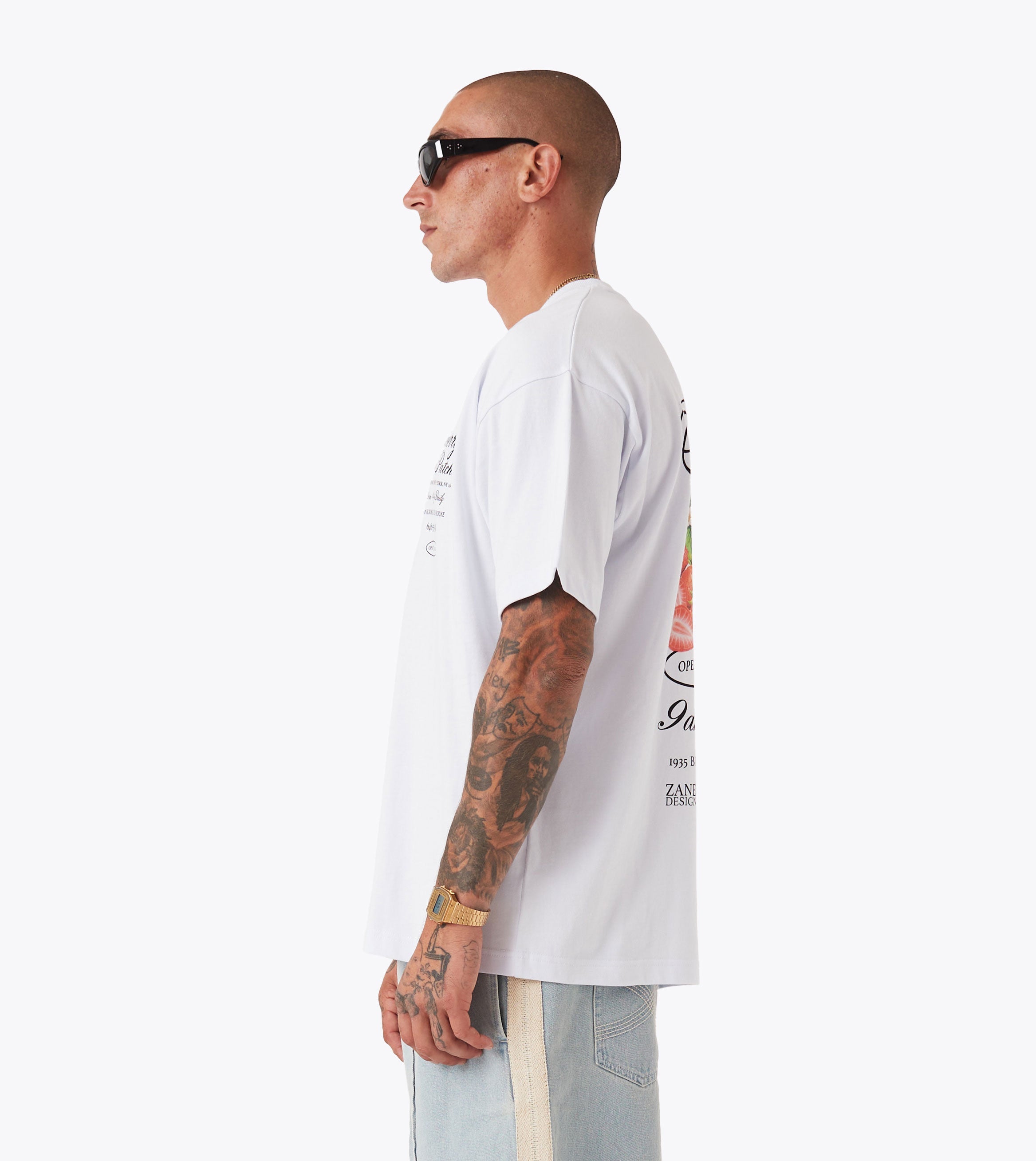 Strawberry Box Tee White