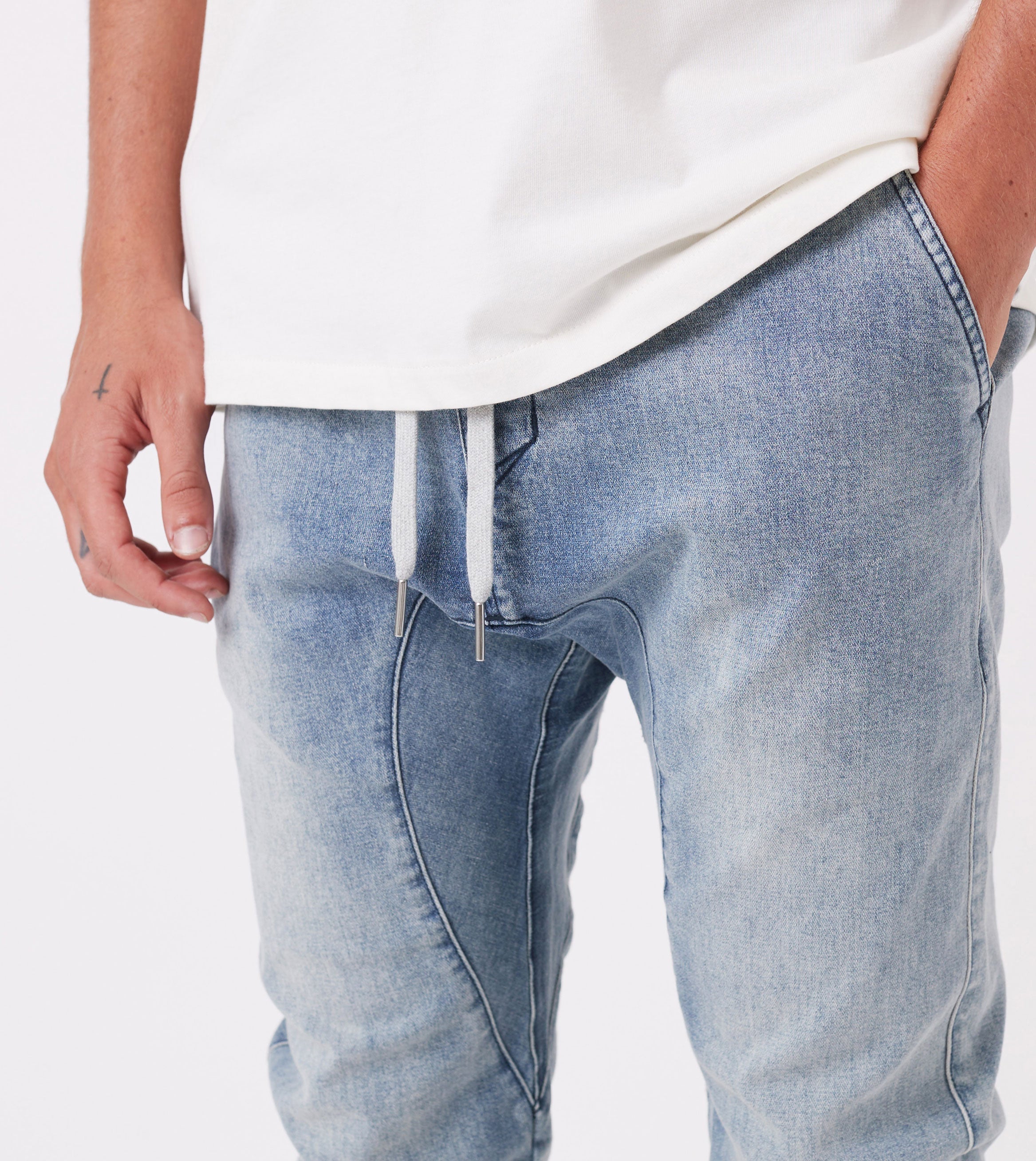 Sureshot Denim Jogger Dk Blue