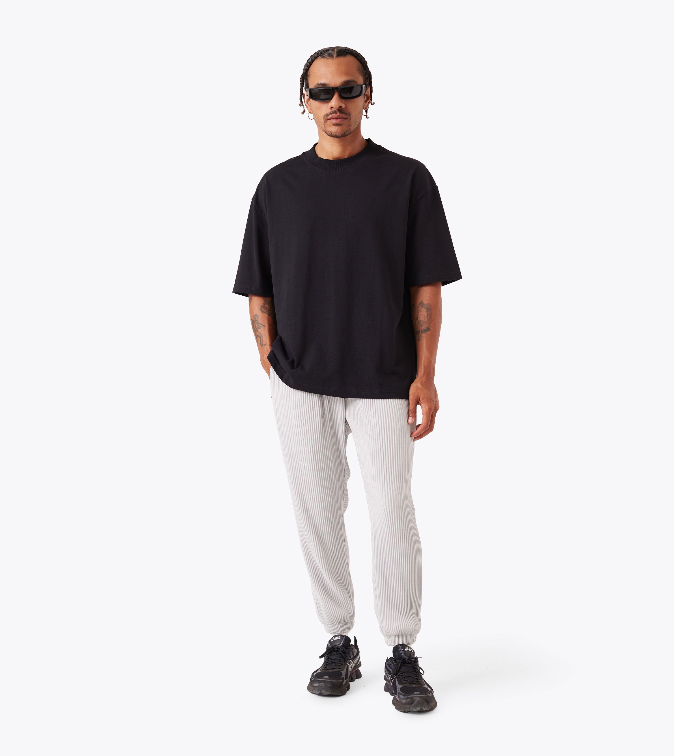 Sureshot Pleated Jogger Cement