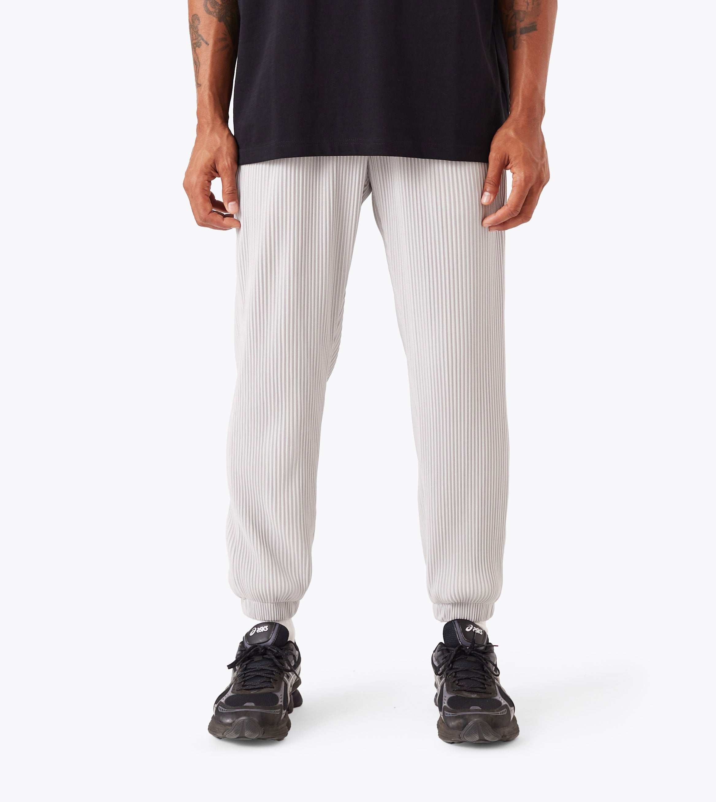 Sureshot Pleated Jogger Cement