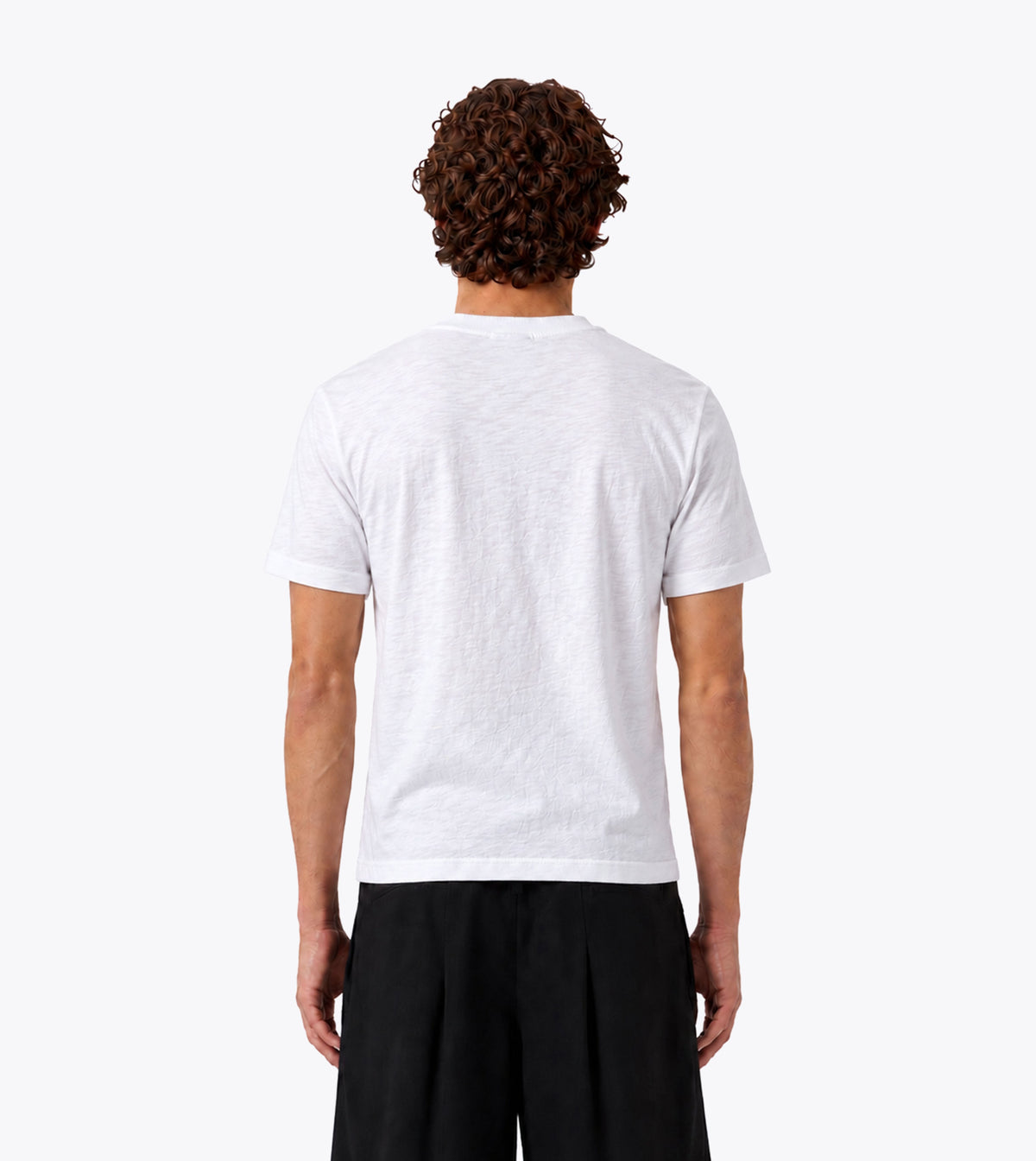 Syd Slub Baby Tee White
