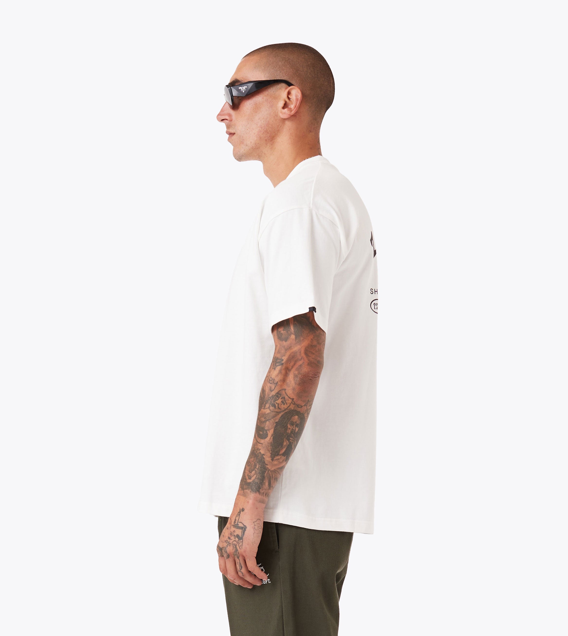 Taqueria Box Tee Vintage White