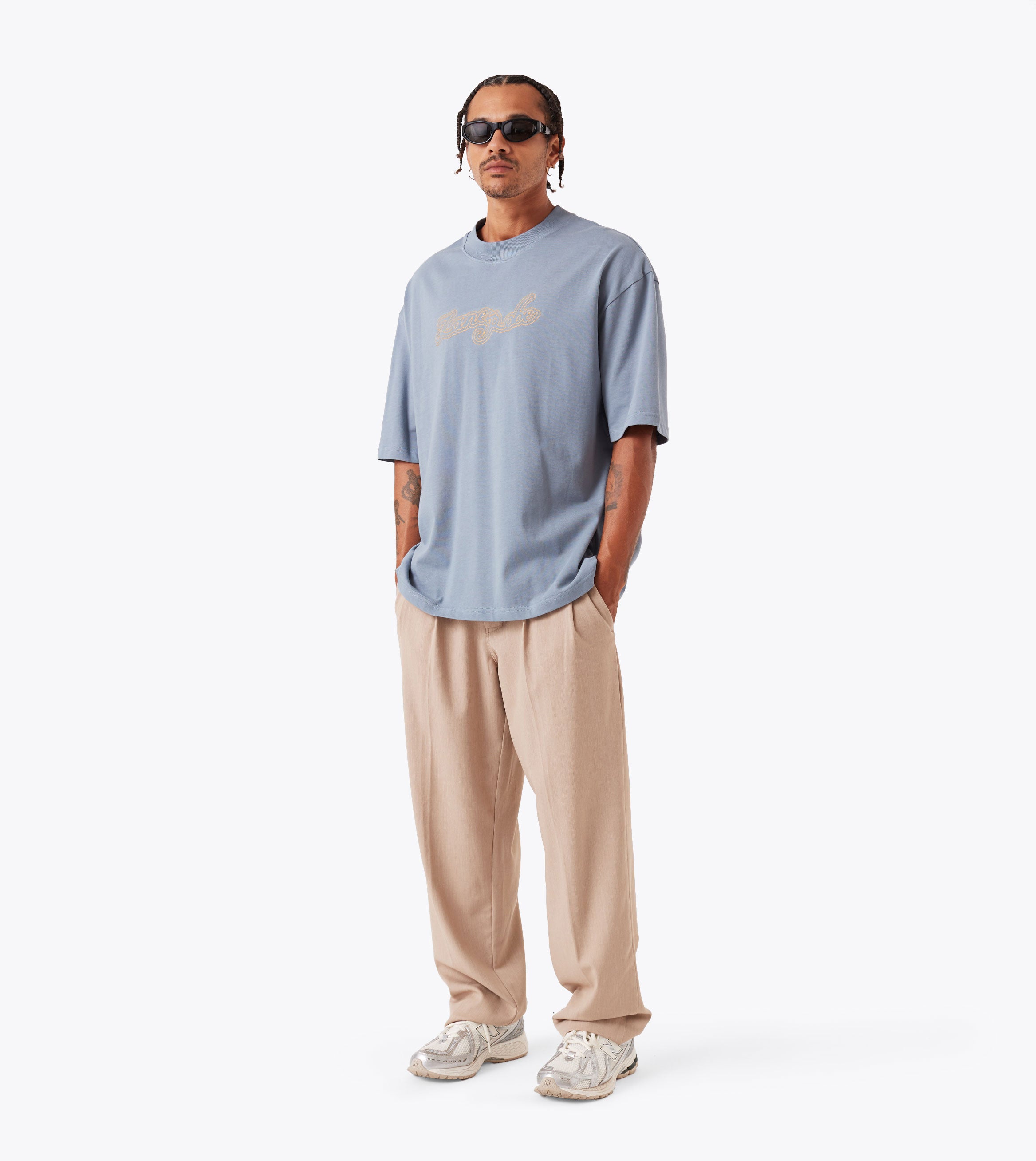 Throne Flow Tee Steel