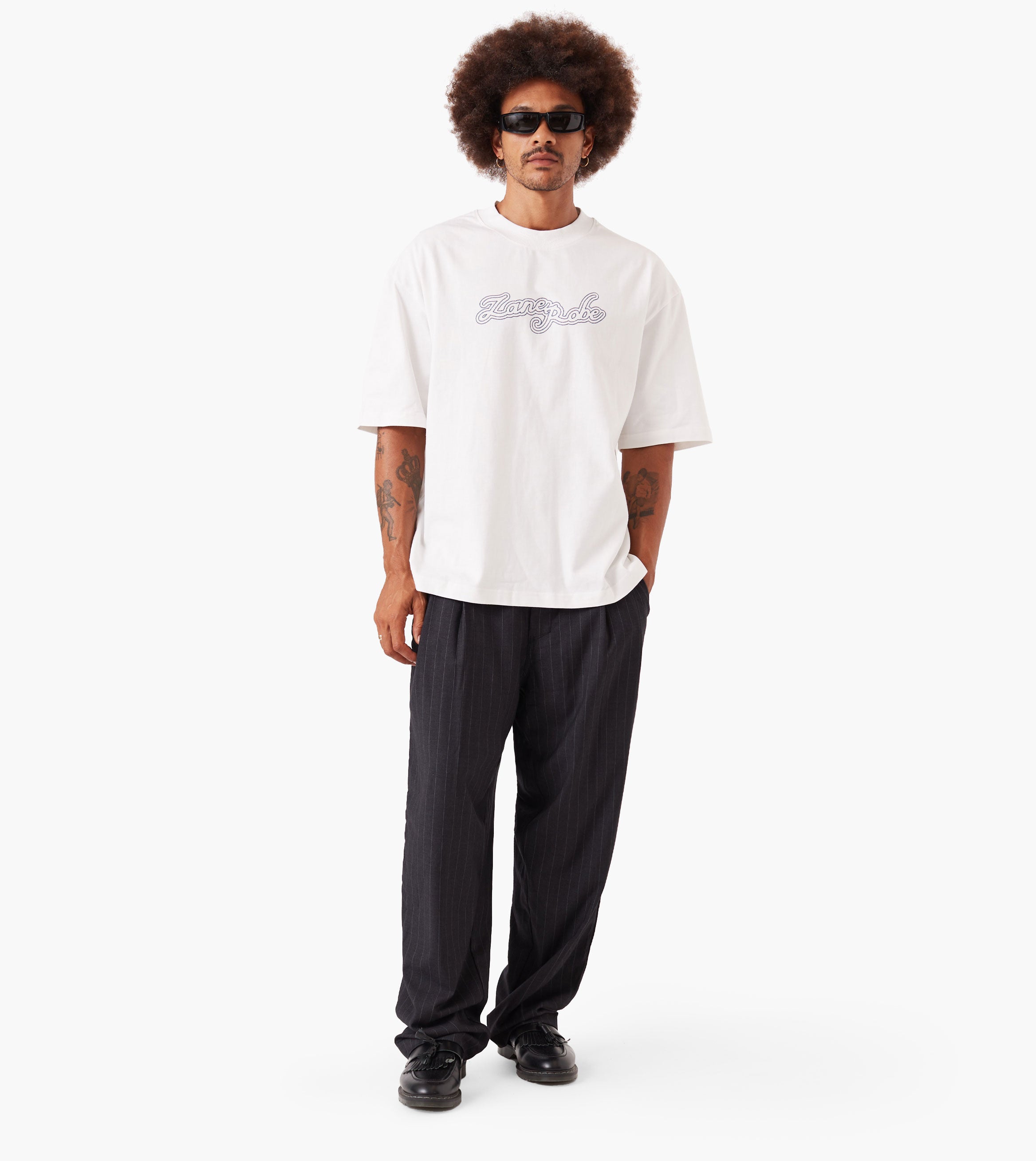 Throne Flow Tee Vintage White