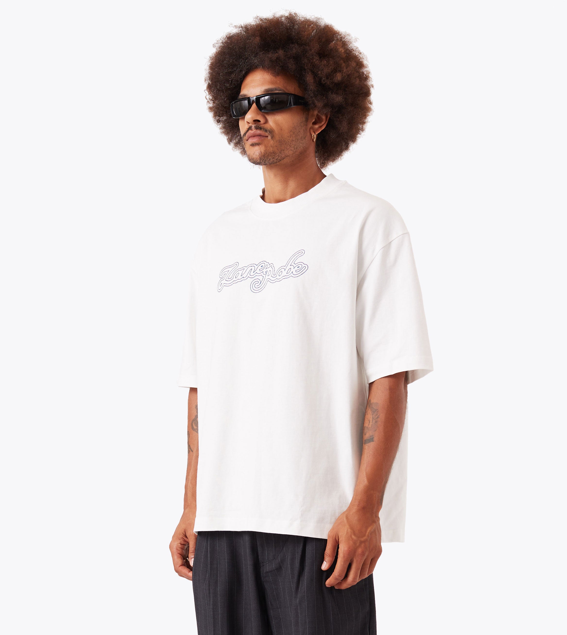 Throne Flow Tee Vintage White