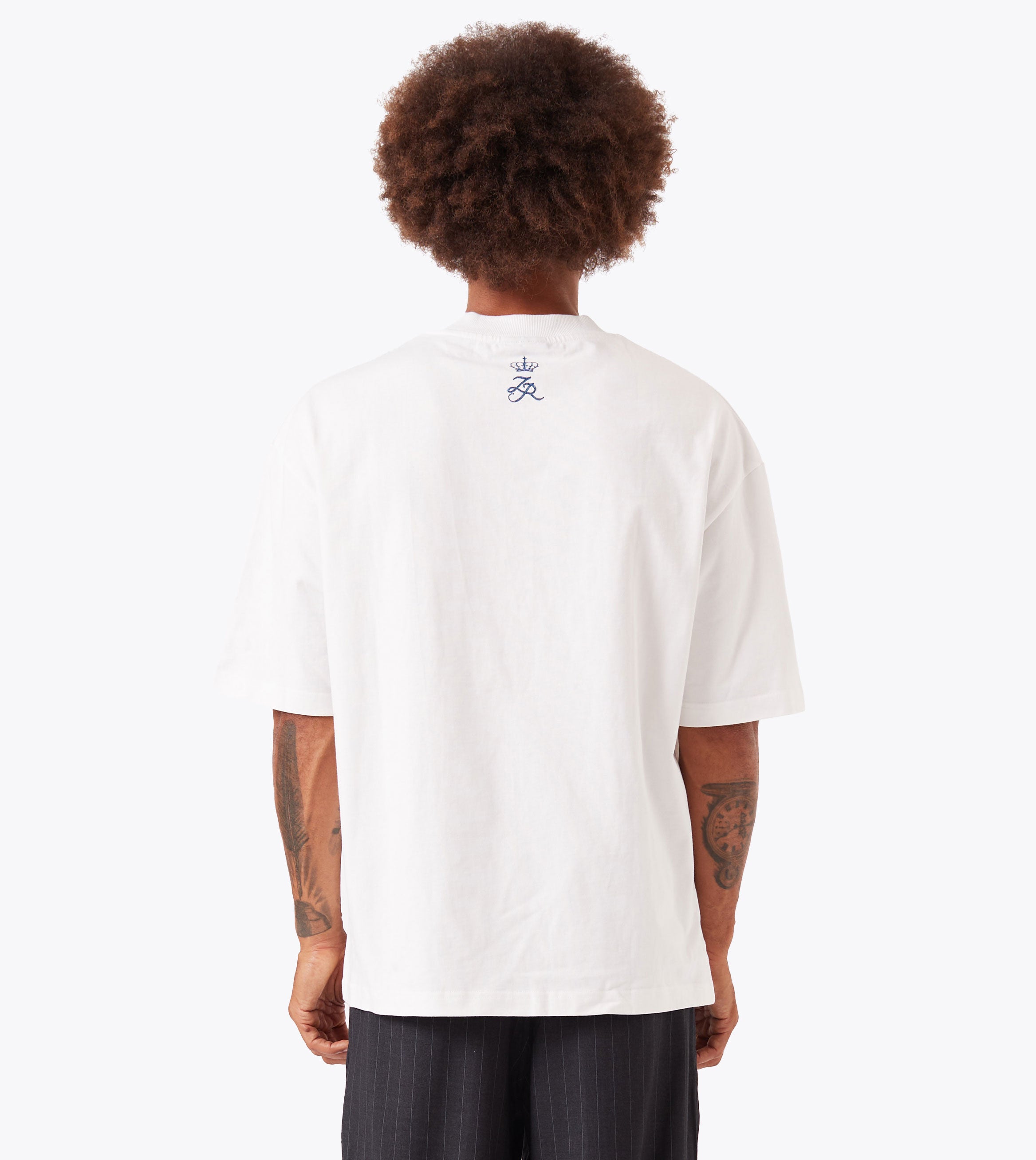 Throne Flow Tee Vintage White