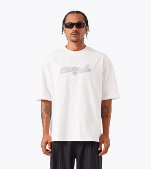 Throne Flow Tee Vintage White