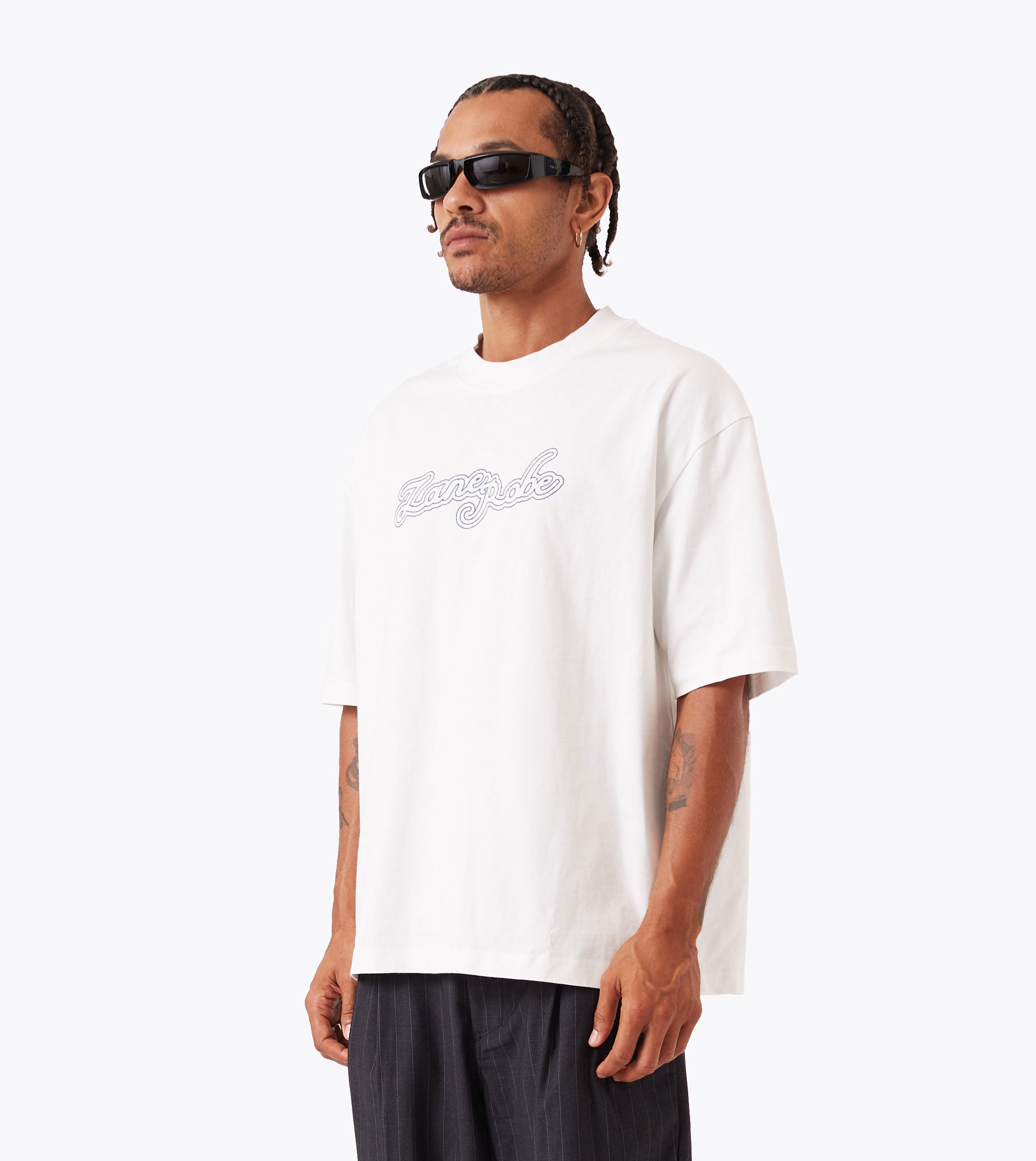 Throne Flow Tee Vintage White