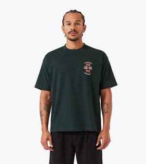 Track Team Box Crop Tee Forest