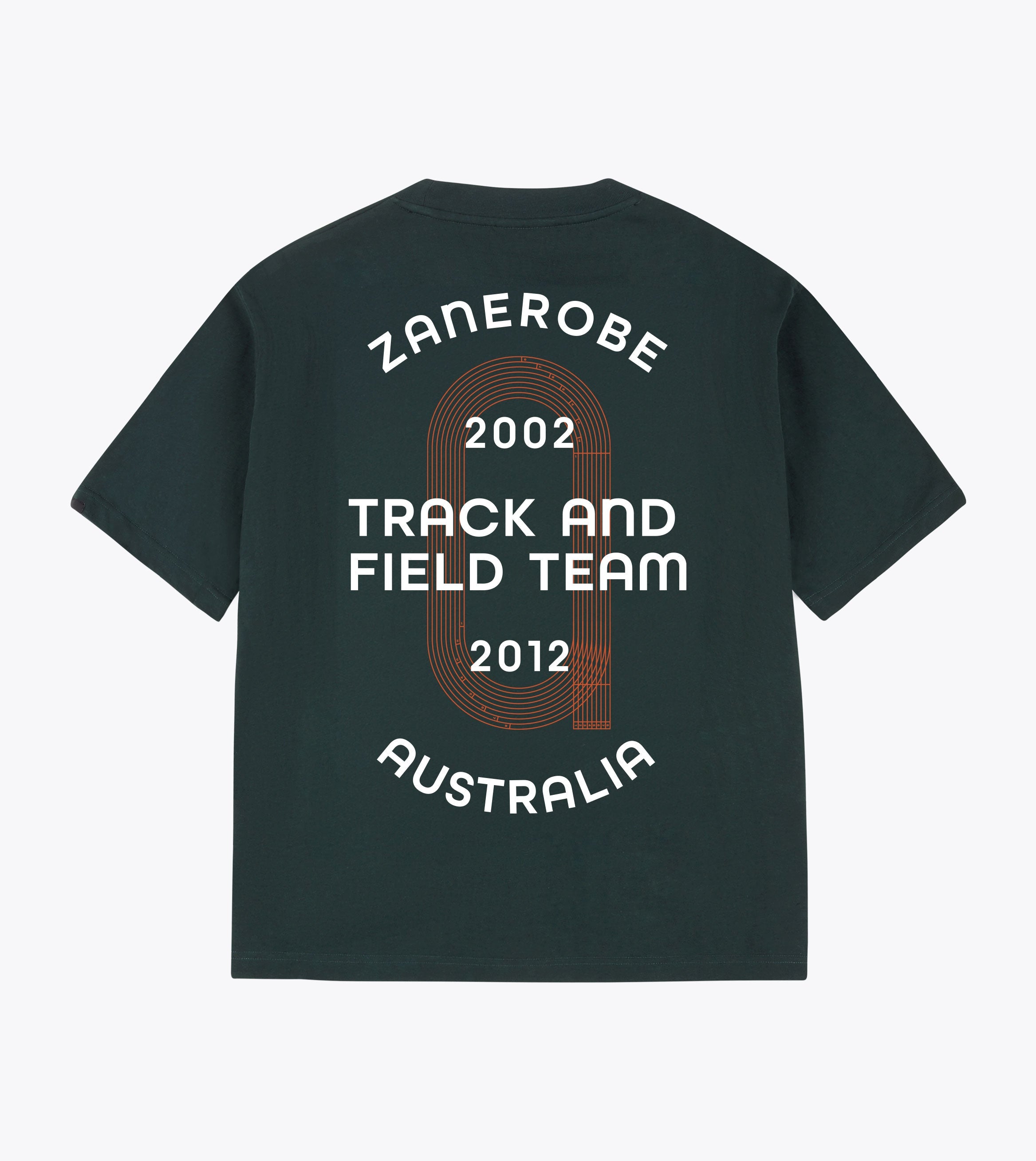 Track Team Box Crop Tee Forest