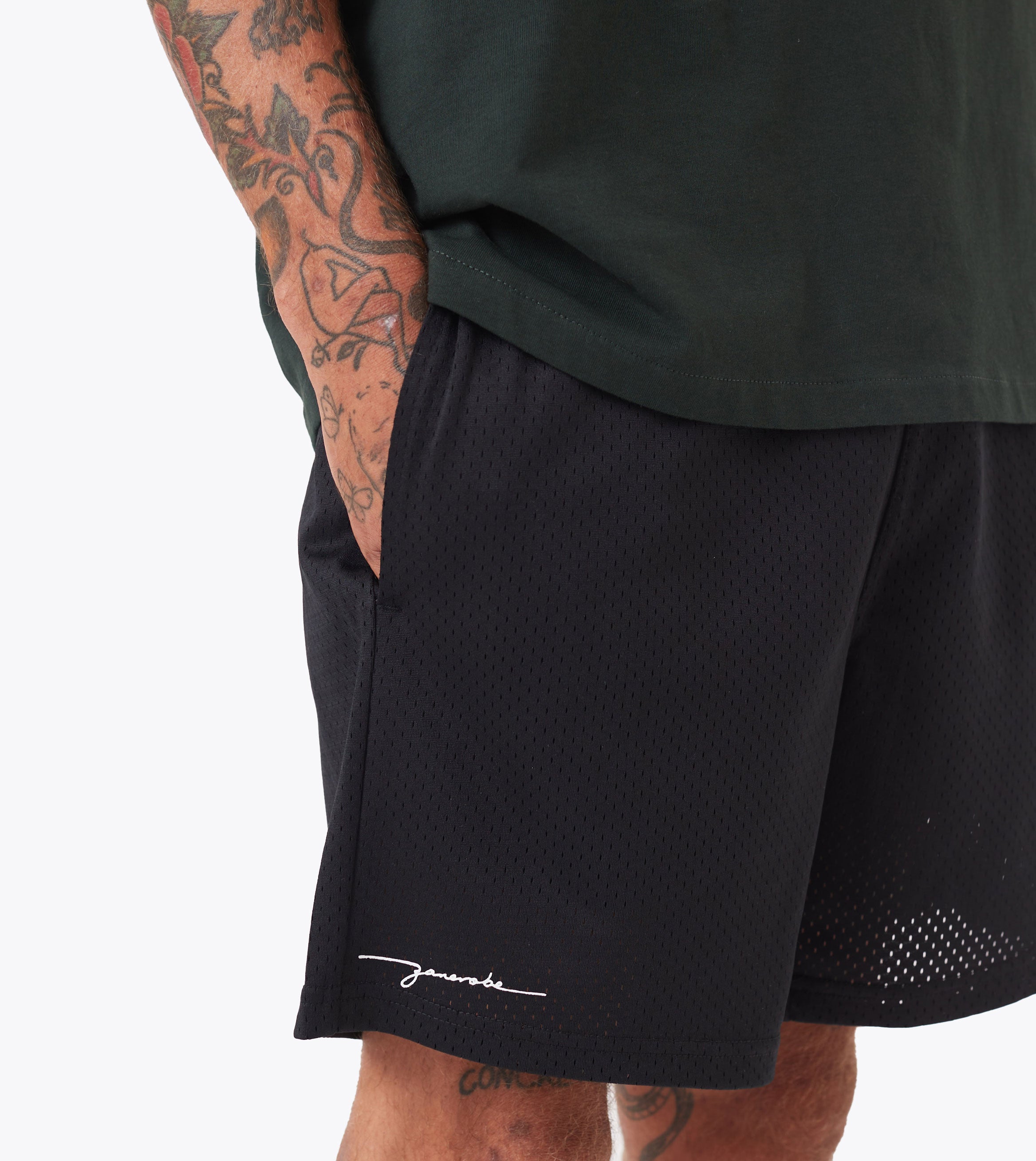 Training Mesh Short Black