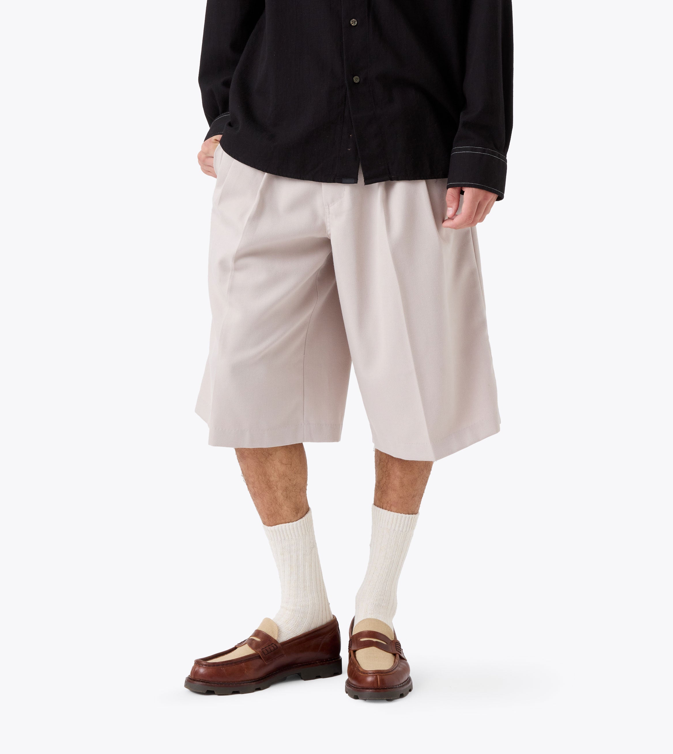 Twill Mega Short Ecru