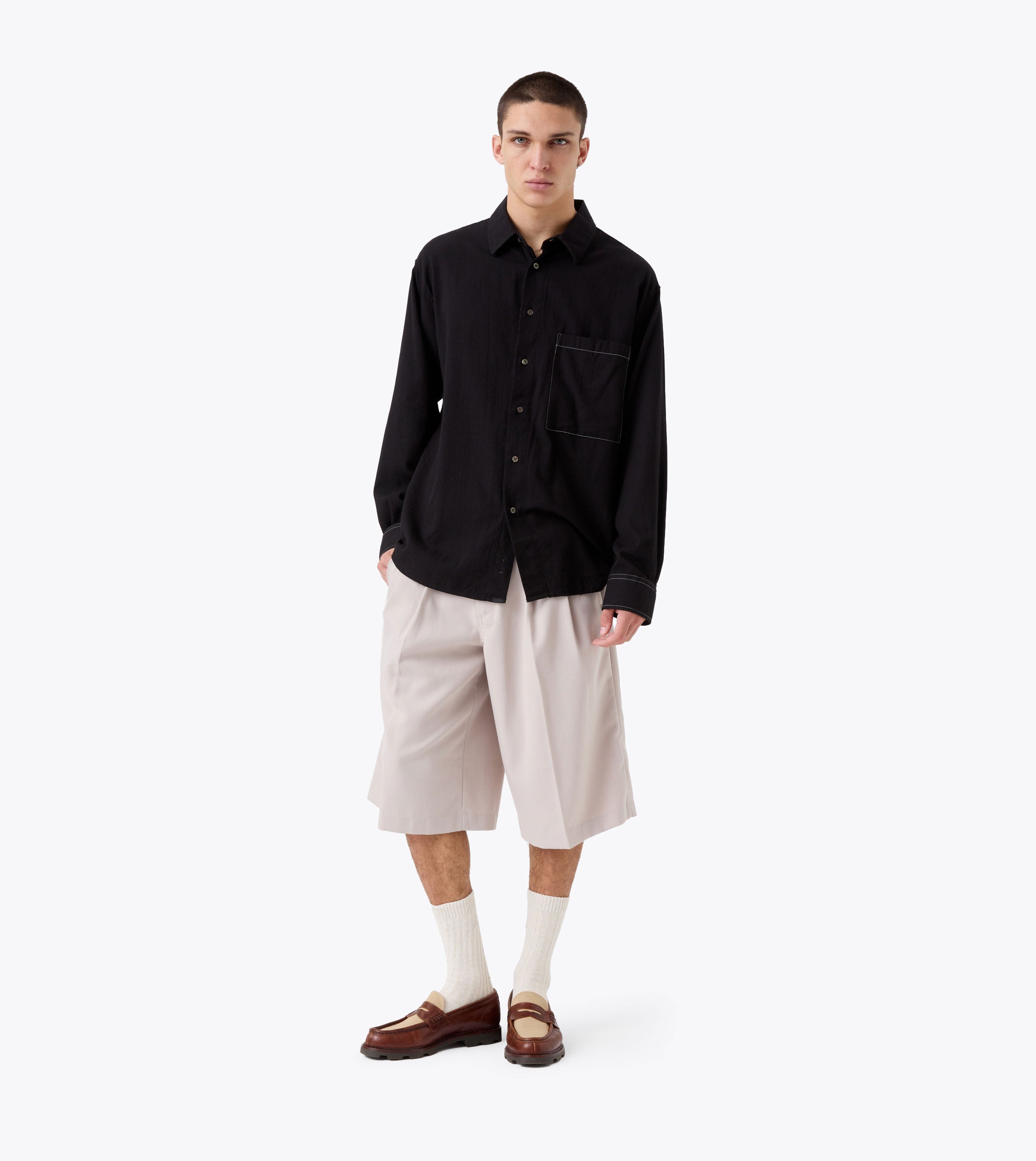 Business LS Shirt Black