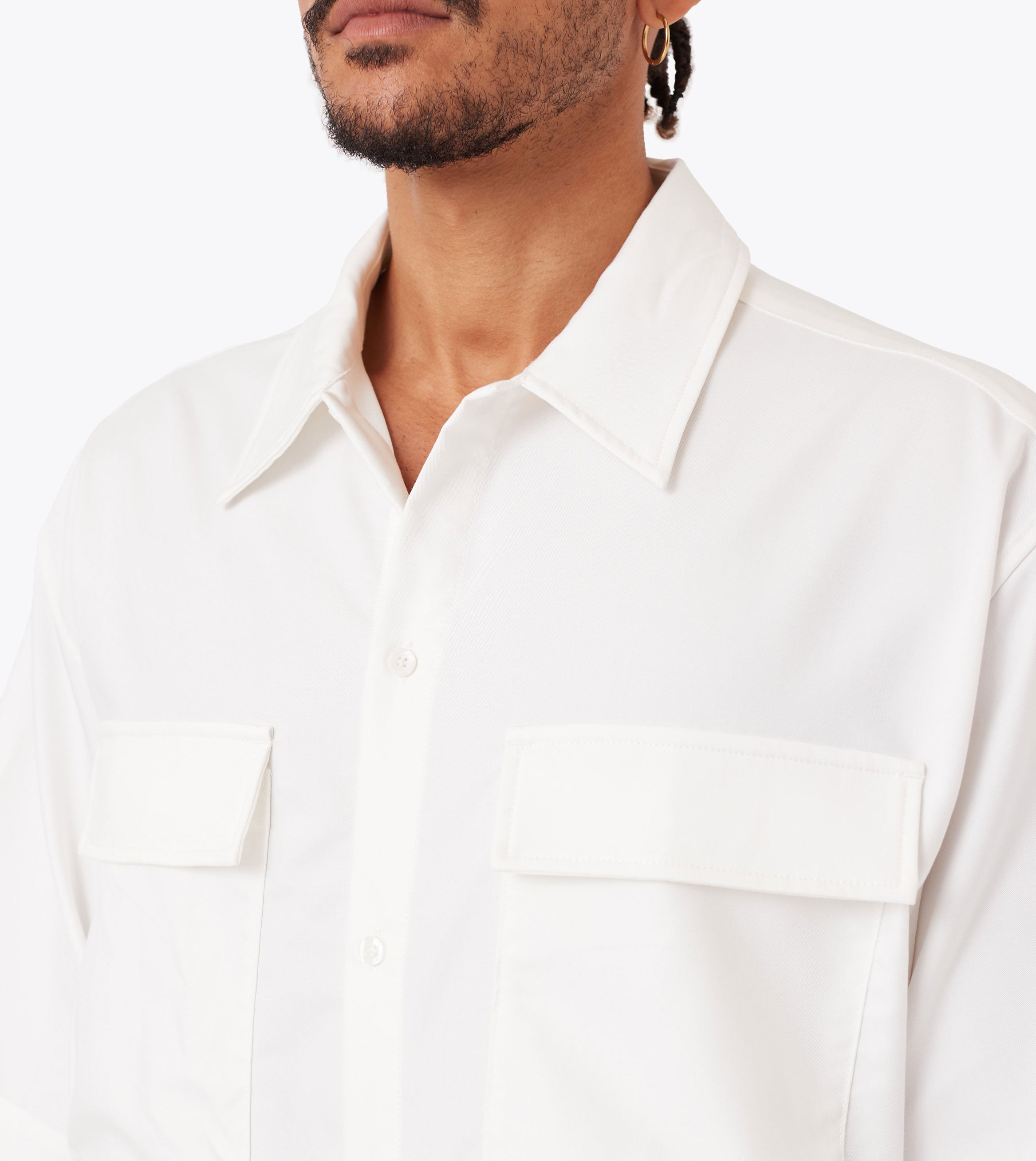 Utility Shirt Vintage White