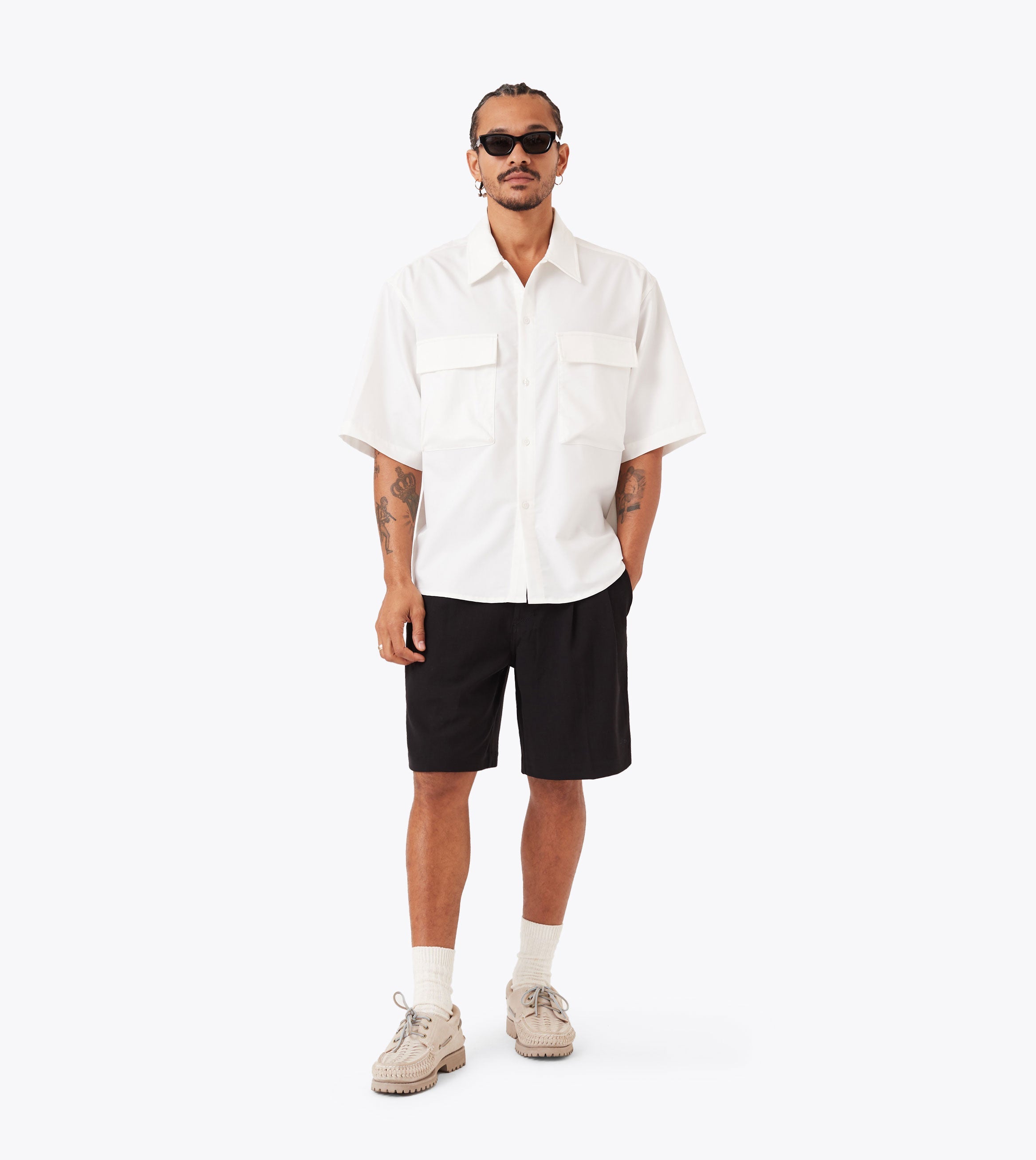 Utility Shirt Vintage White