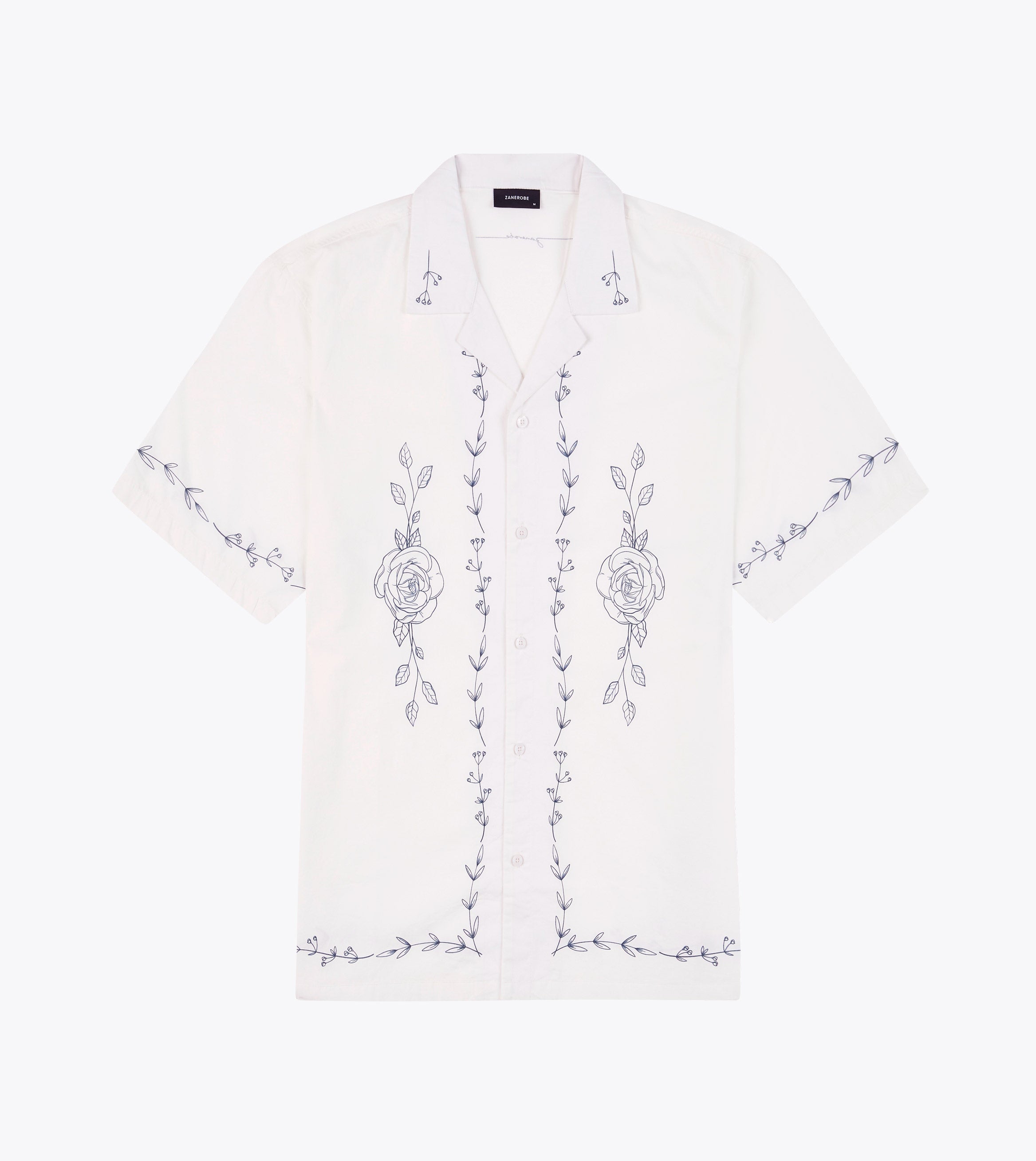 Vine Holiday SS Shirt White
