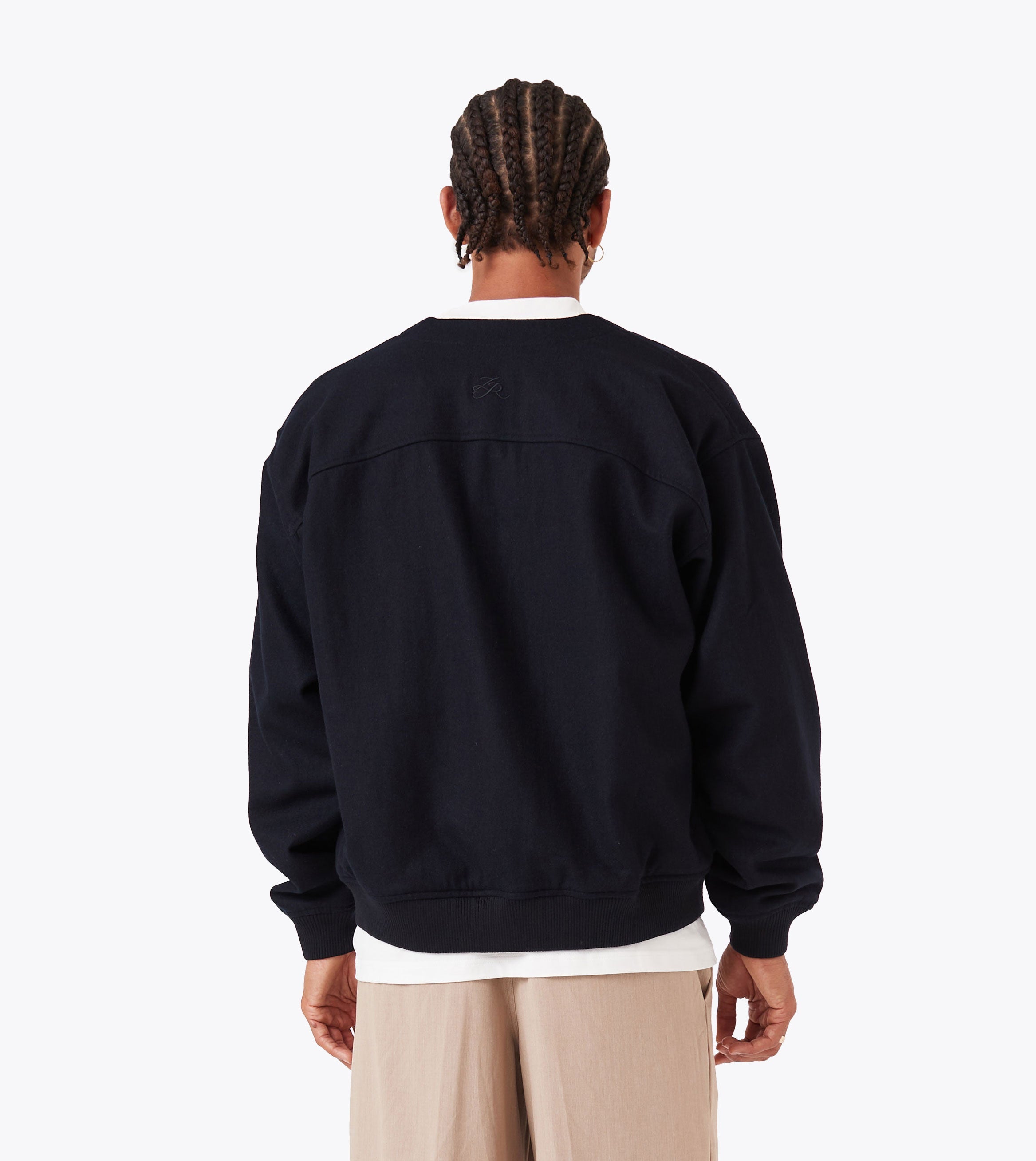 Wool Cardigan Indigo