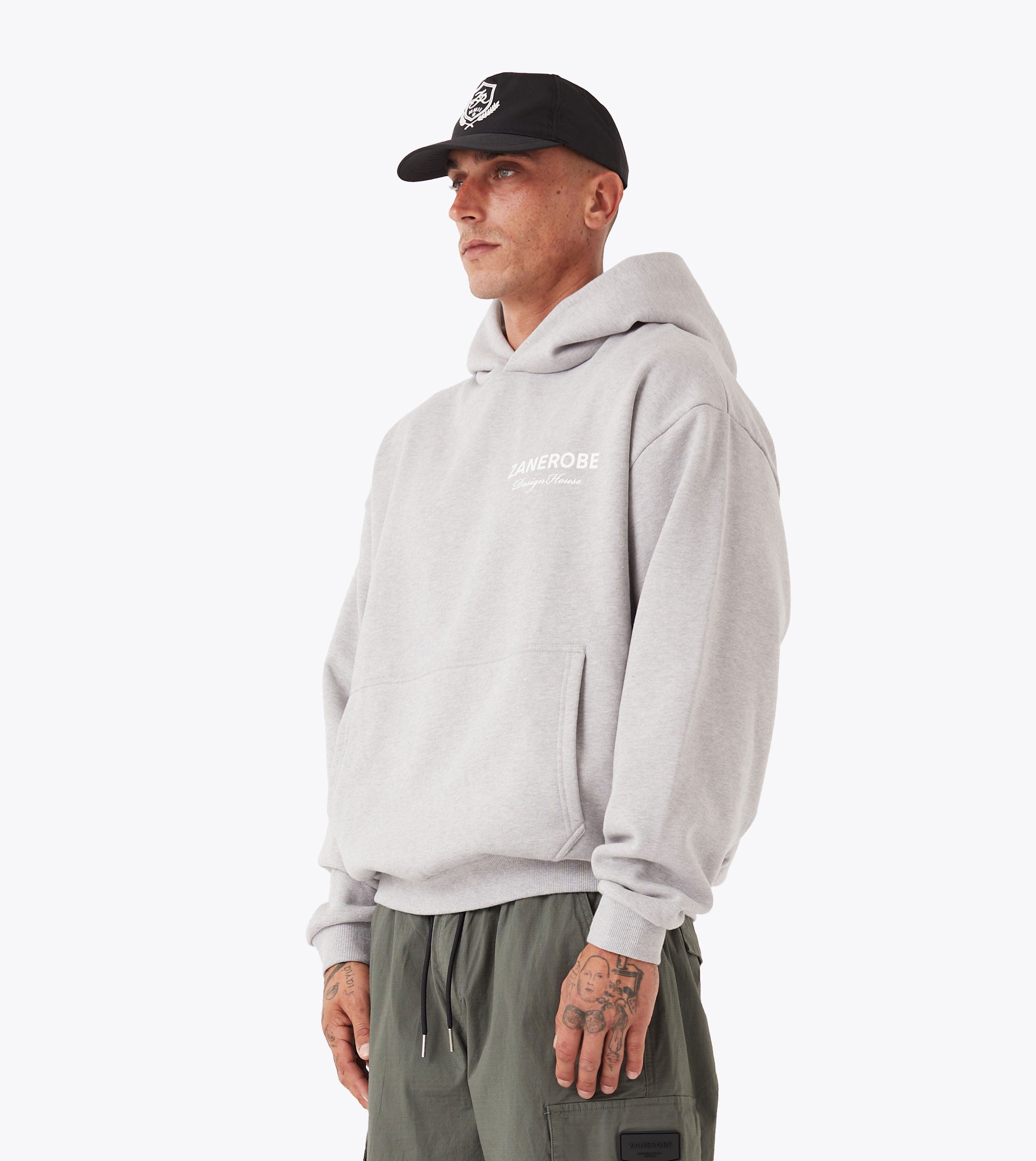 ZDH Box Hood Grey Marle