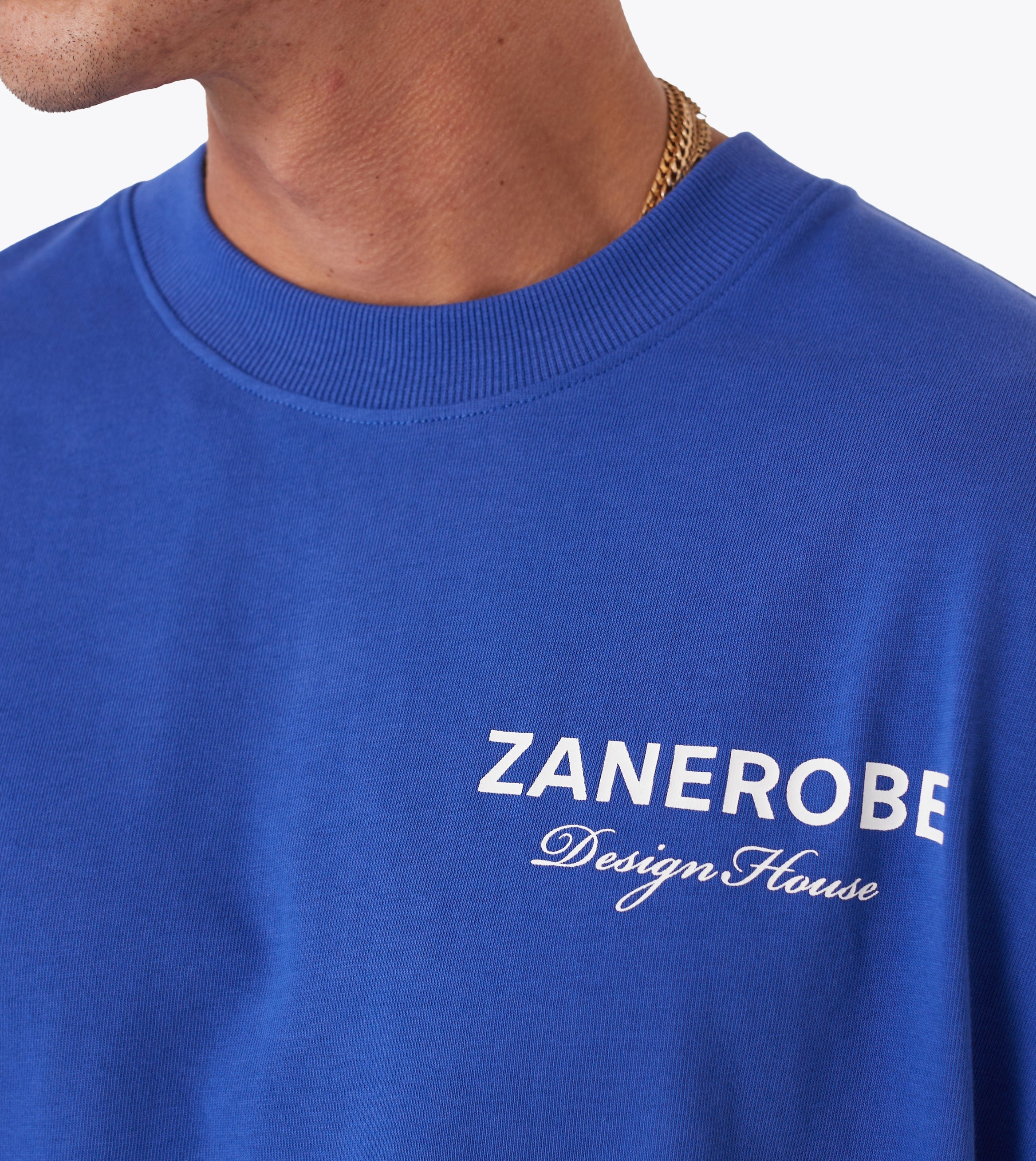 ZDH Box Tee Cobalt Blue