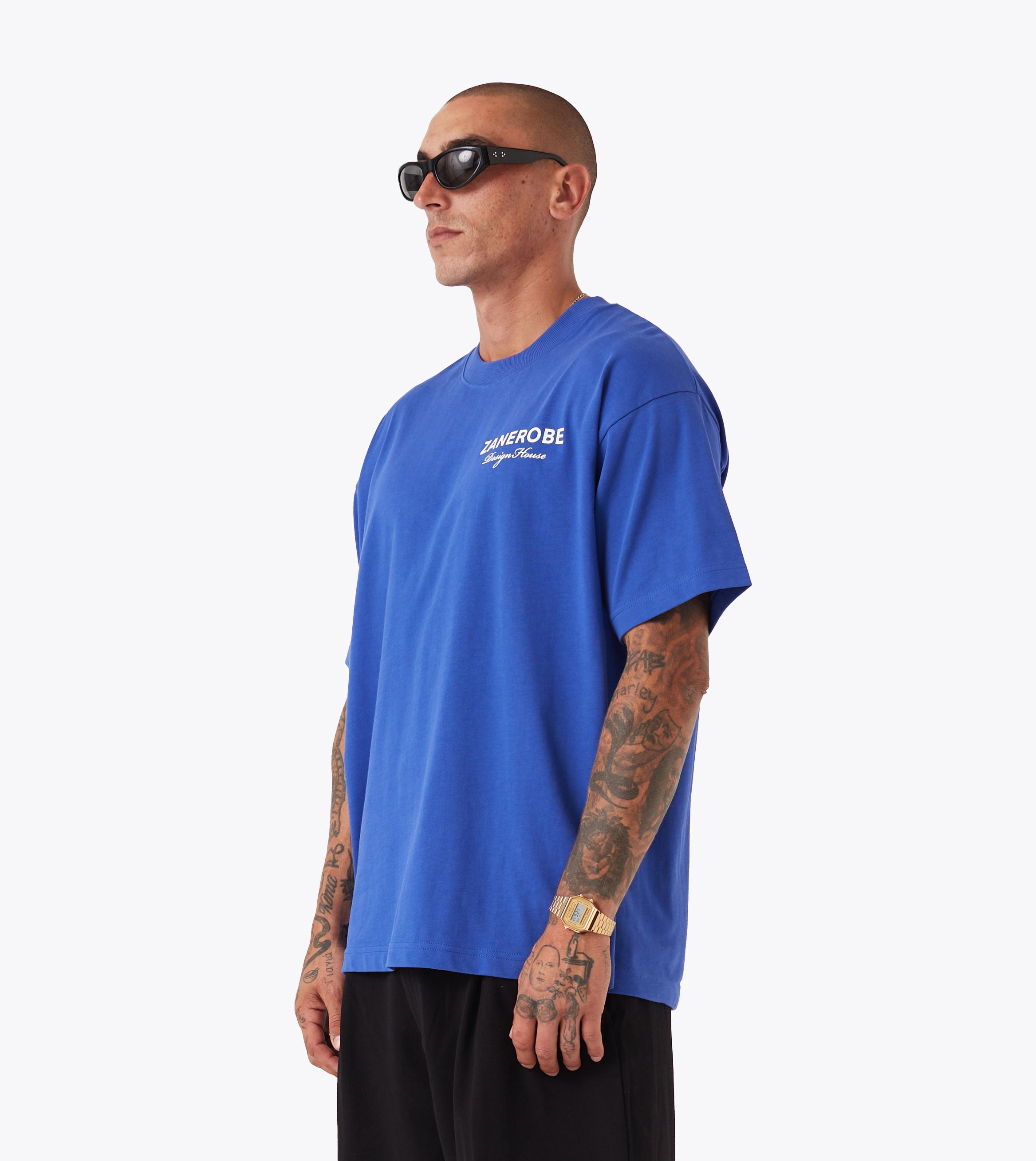ZDH Box Tee Cobalt Blue