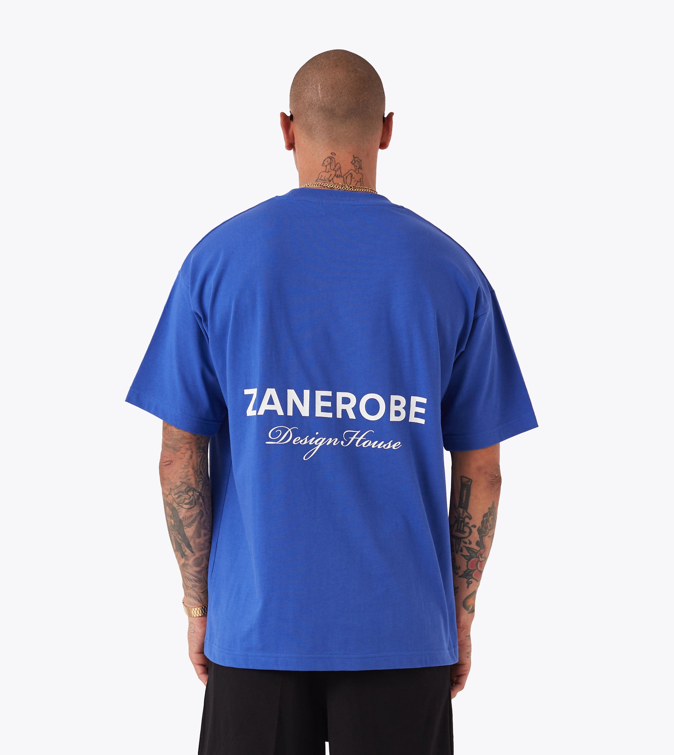 ZDH Box Tee Cobalt Blue