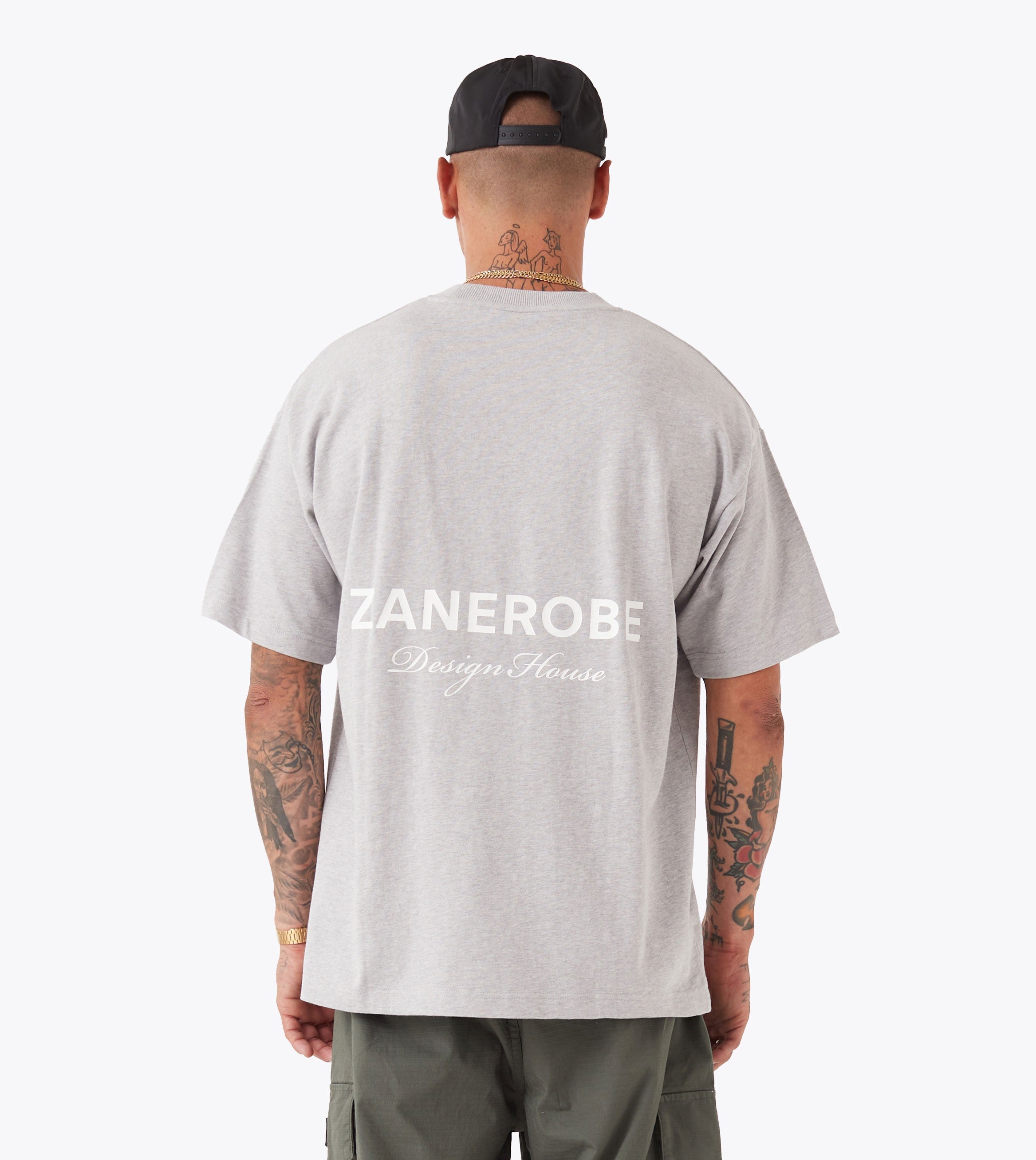 ZDH Box Tee Grey Marle