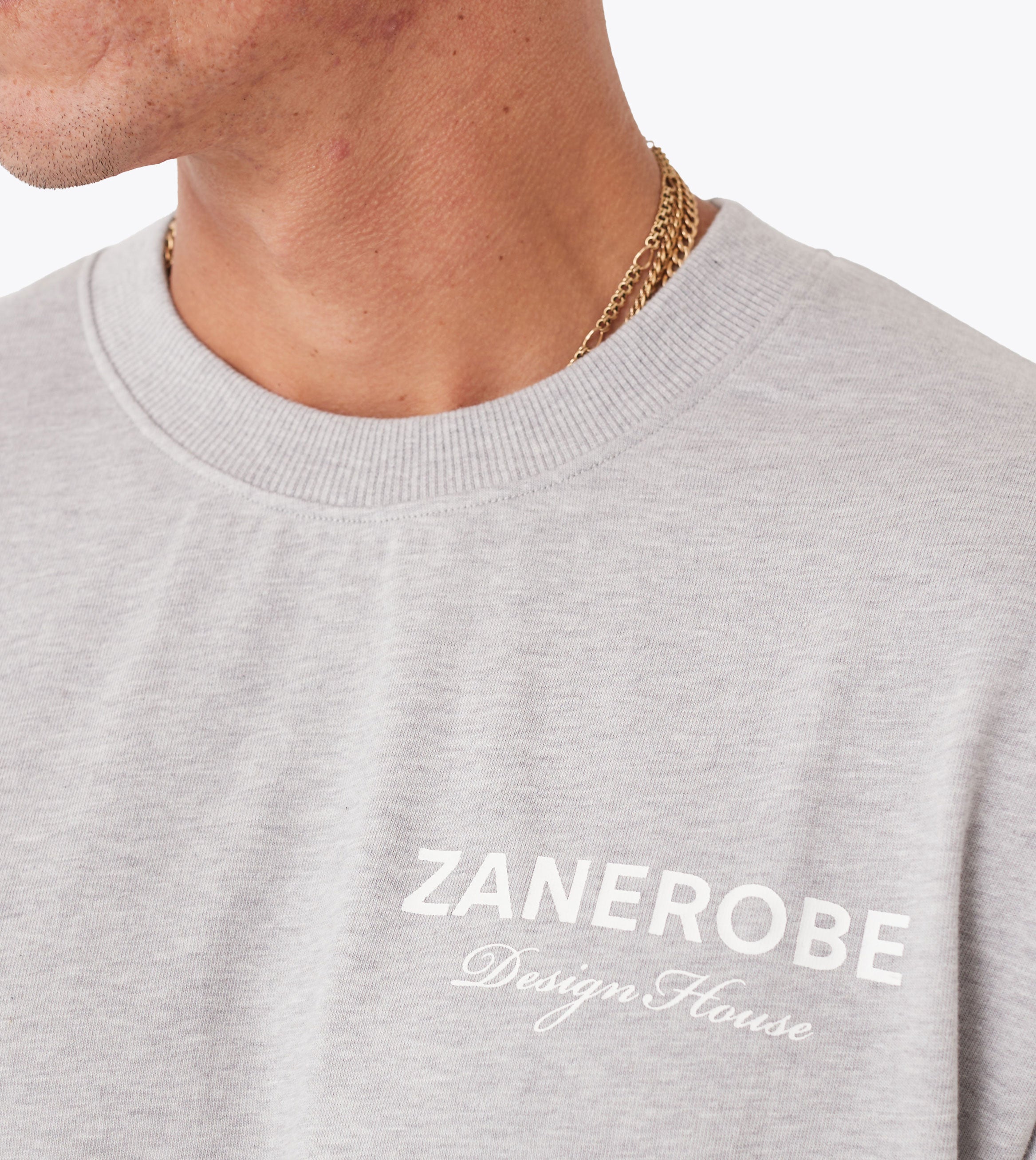 ZDH Box Tee Grey Marle