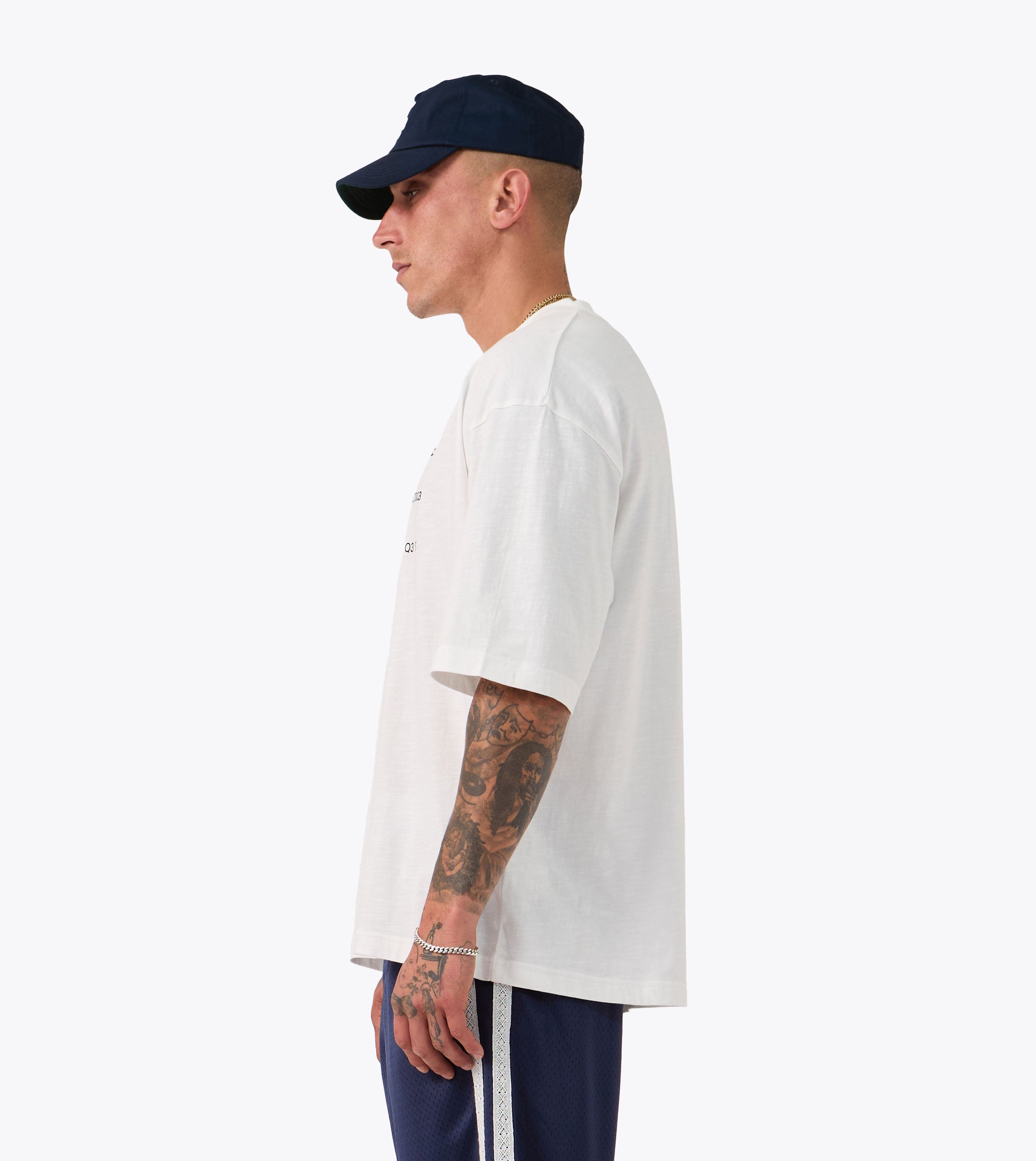 ZDH Slub Flow Tee Vintage White