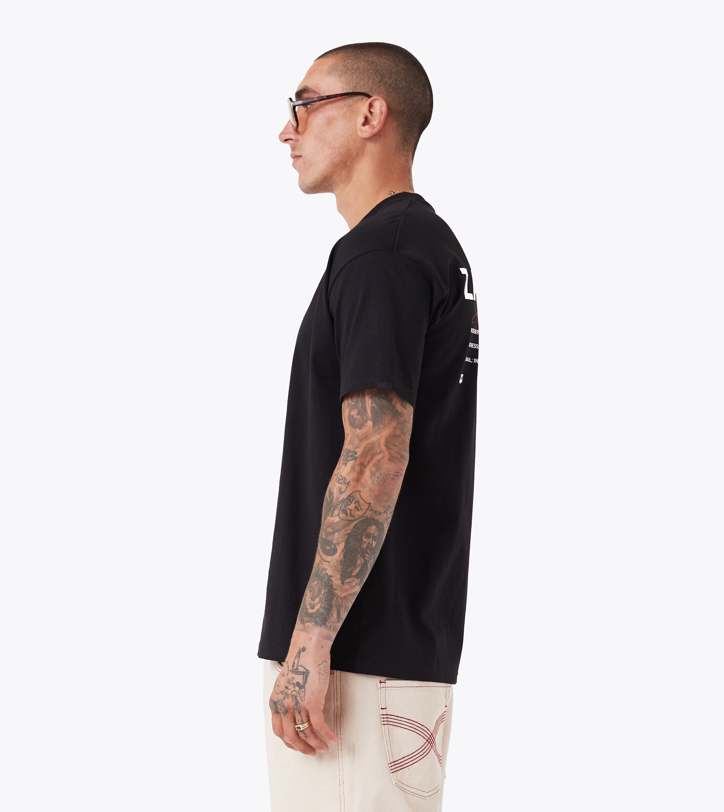ZR Box Tee Black