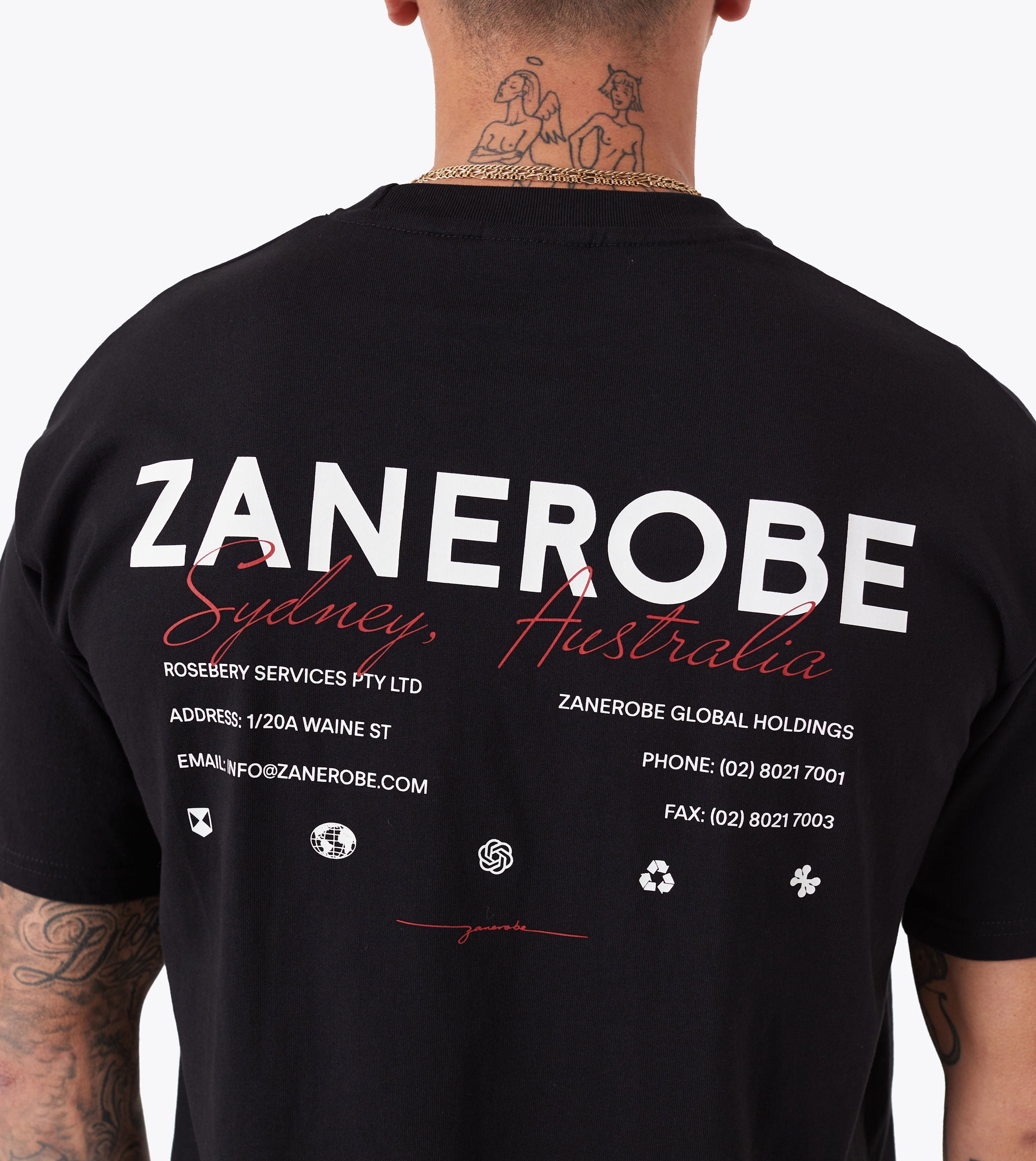 ZR Box Tee Black