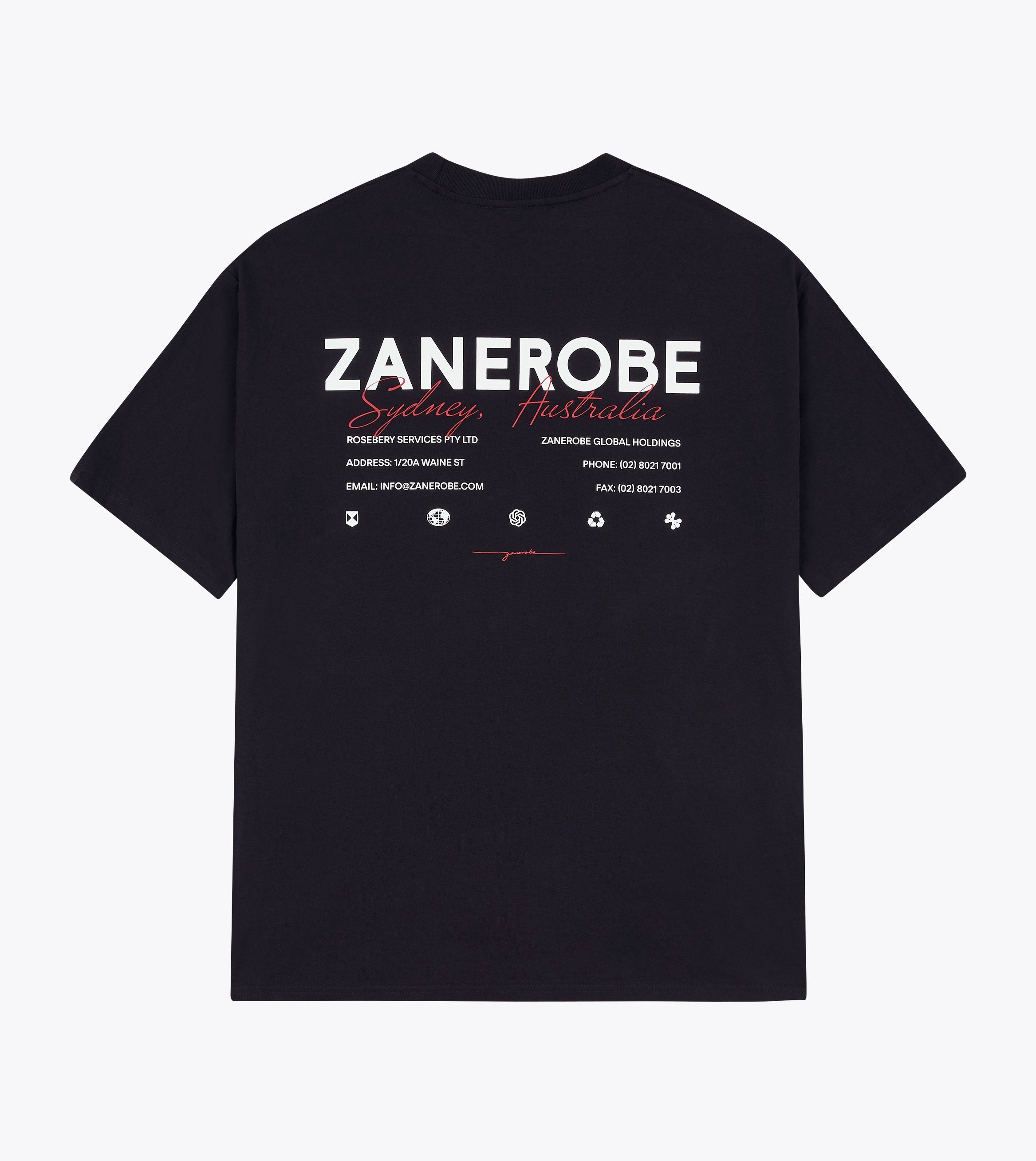 ZR Box Tee Black