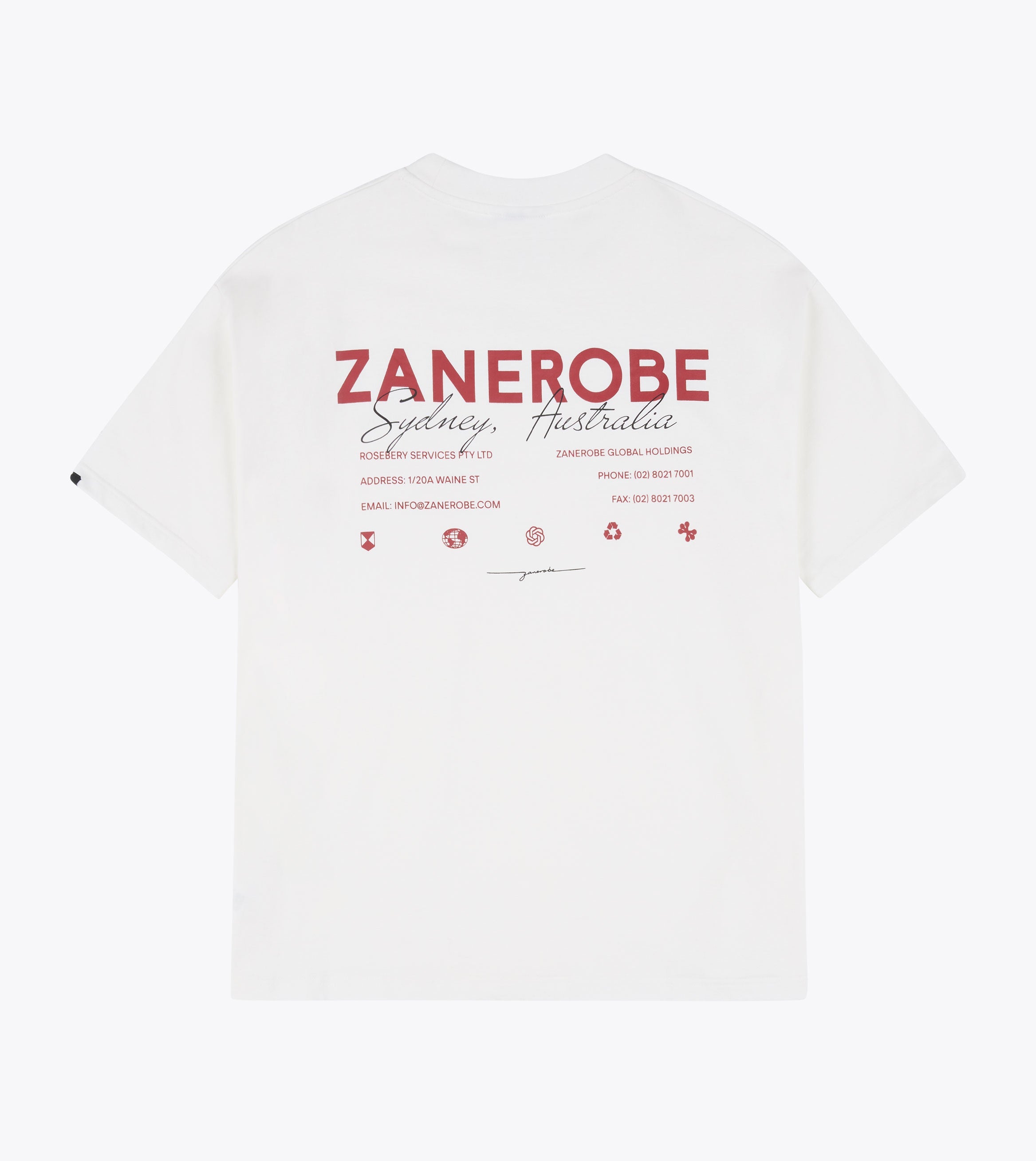 ZR Box Tee Vintage White