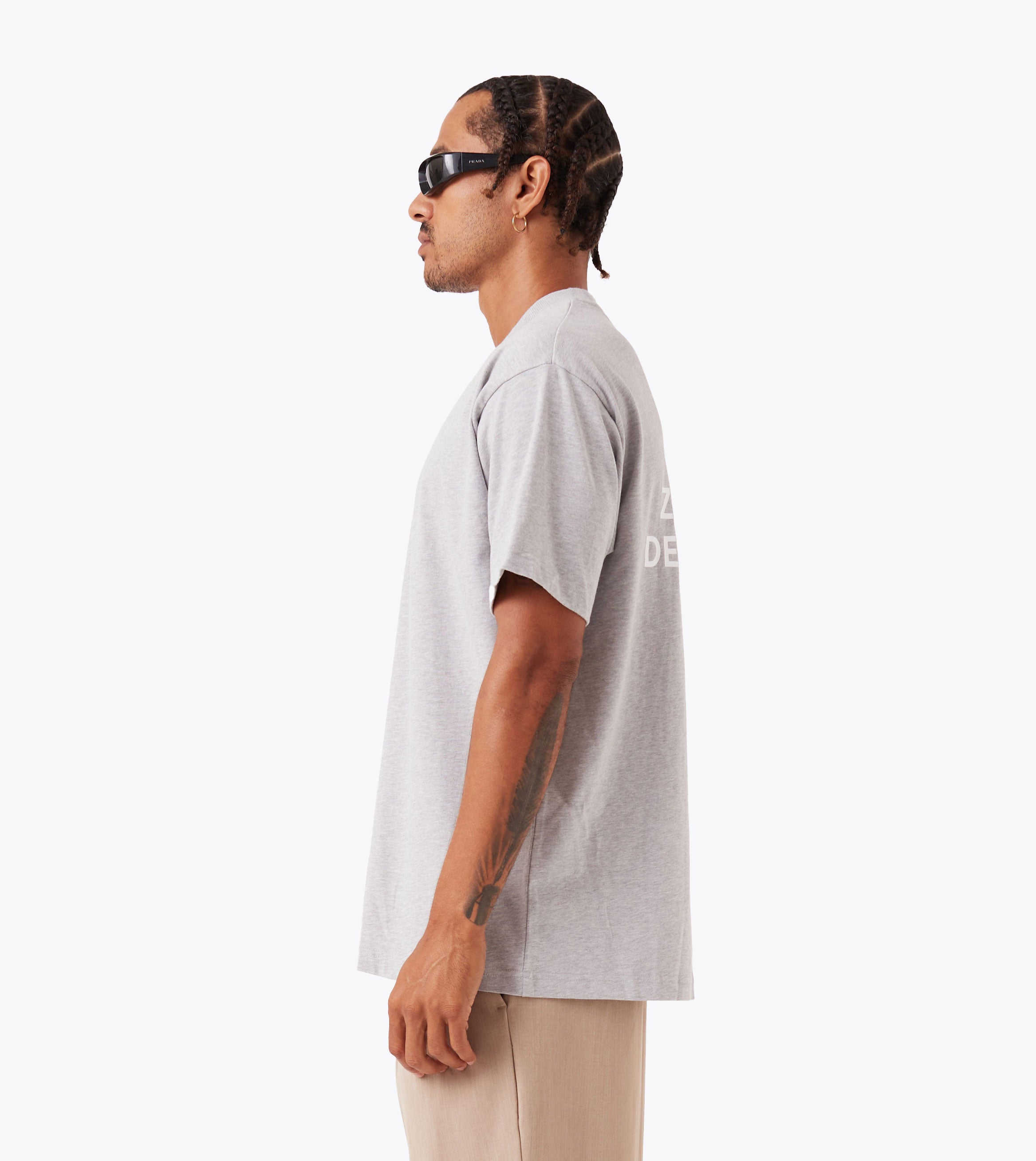 ZR Design House Box Tee Grey Marle