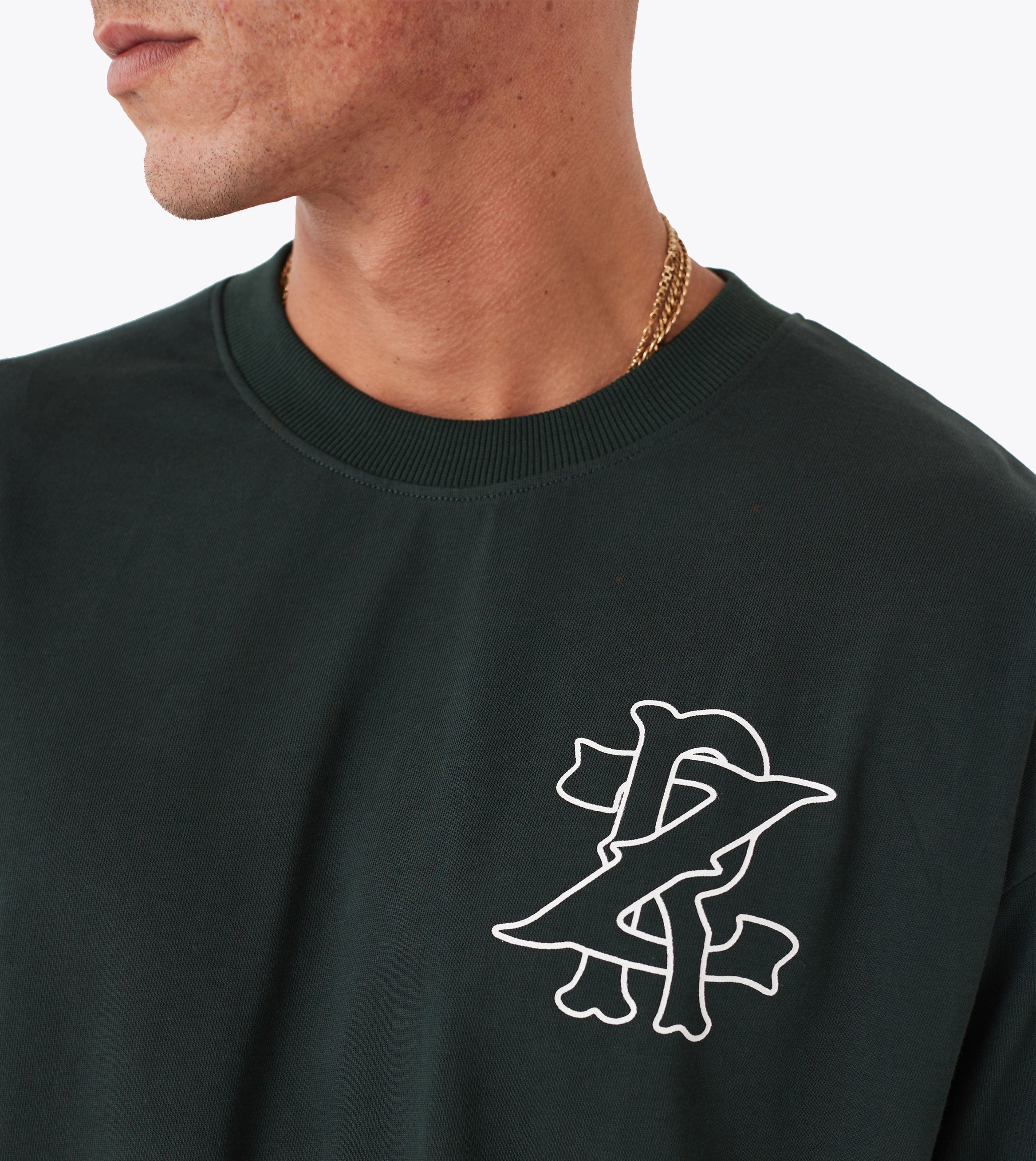 ZR Monogram Box Tee Forest