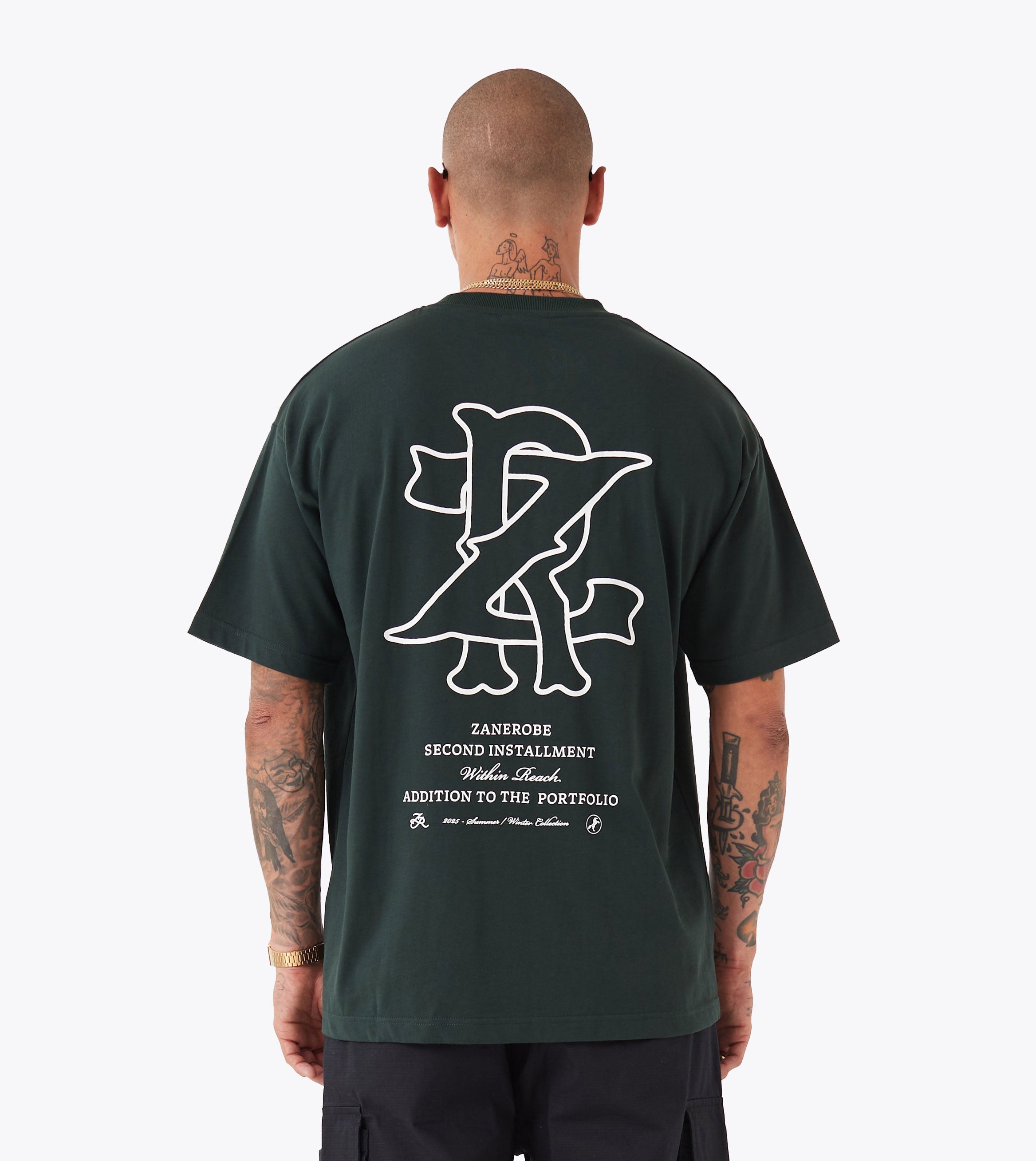 ZR Monogram Box Tee Forest