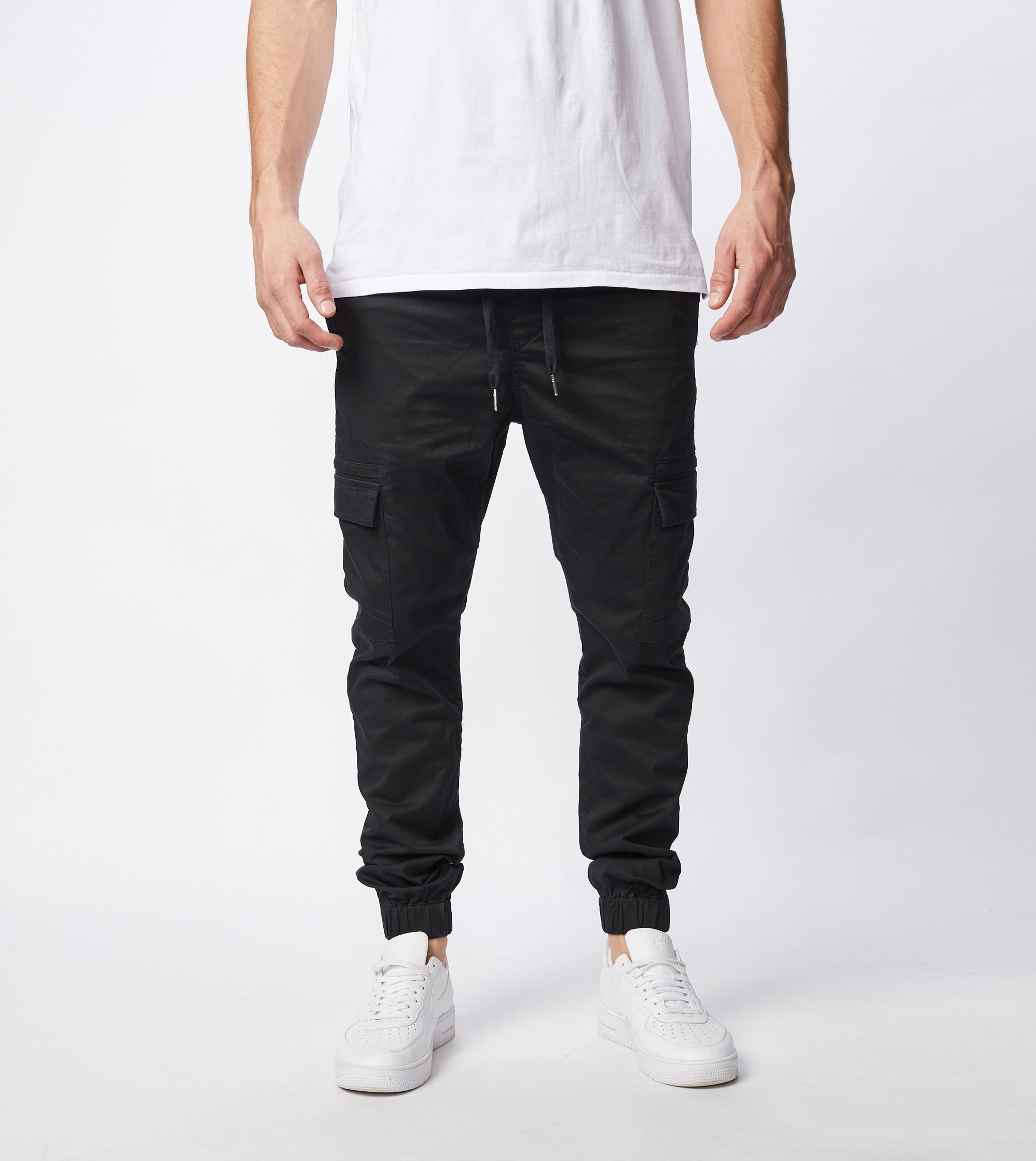 Sureshot Lightweight Cargo Jogger Washed Black