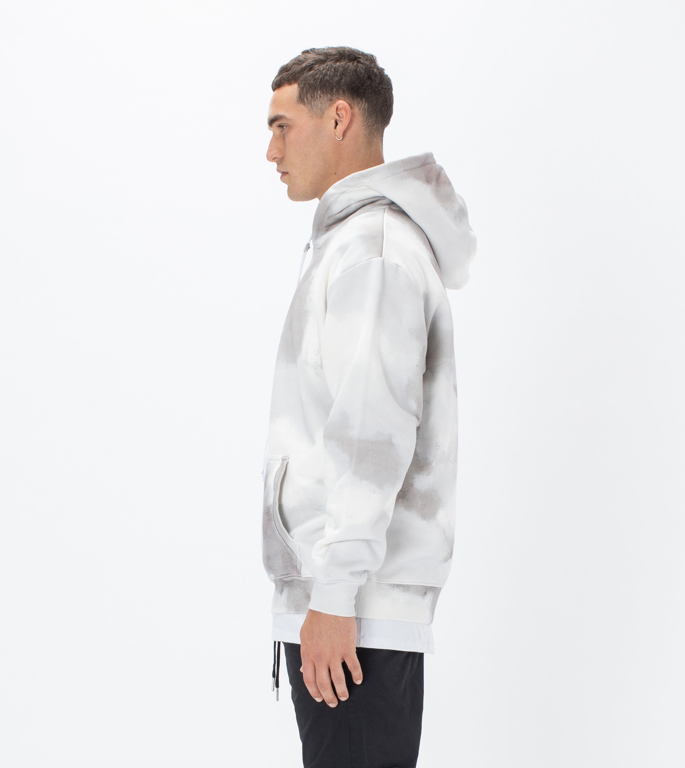 Lowgo Hood Sweat White Camo