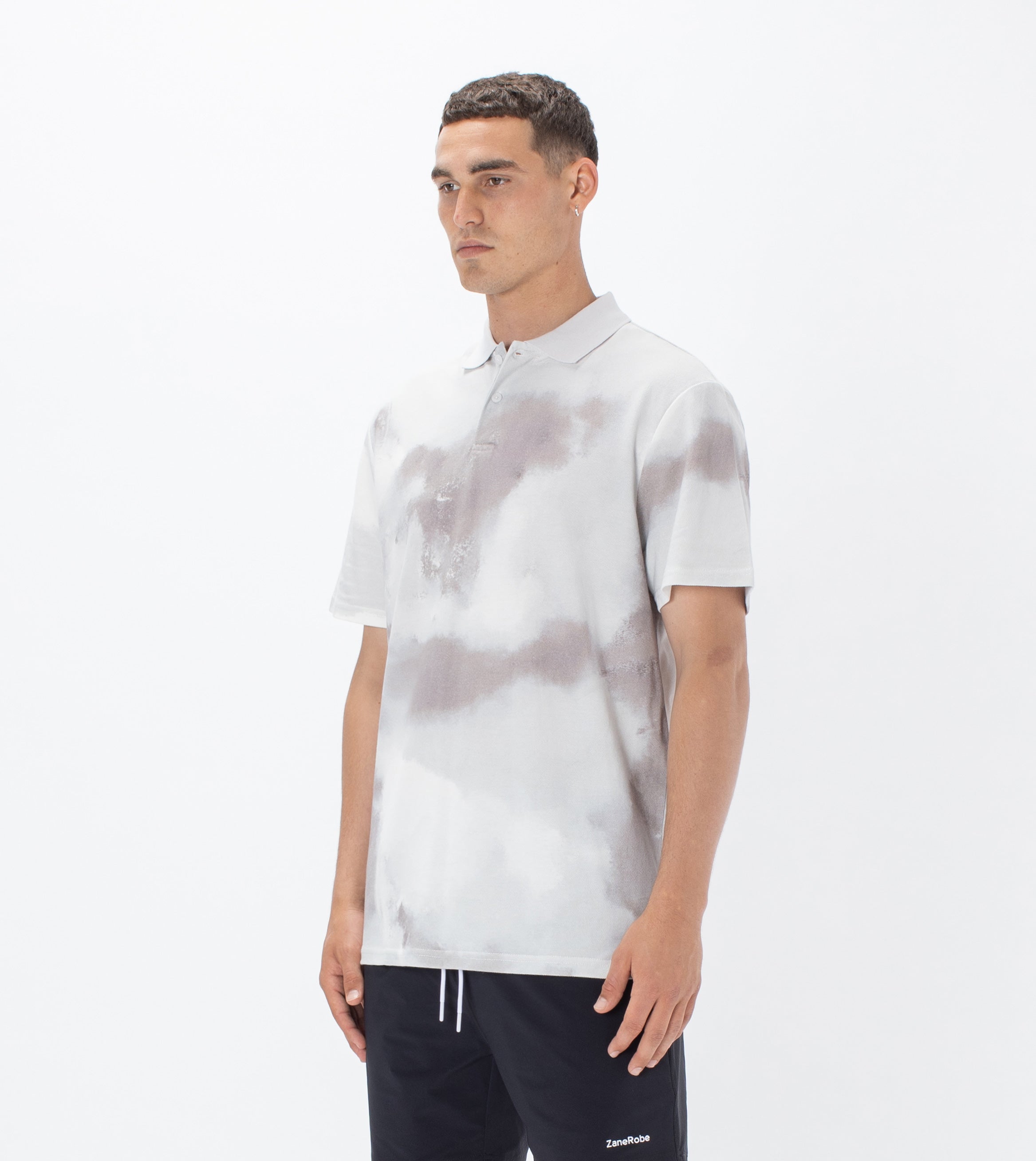 Pique Polo White Camo