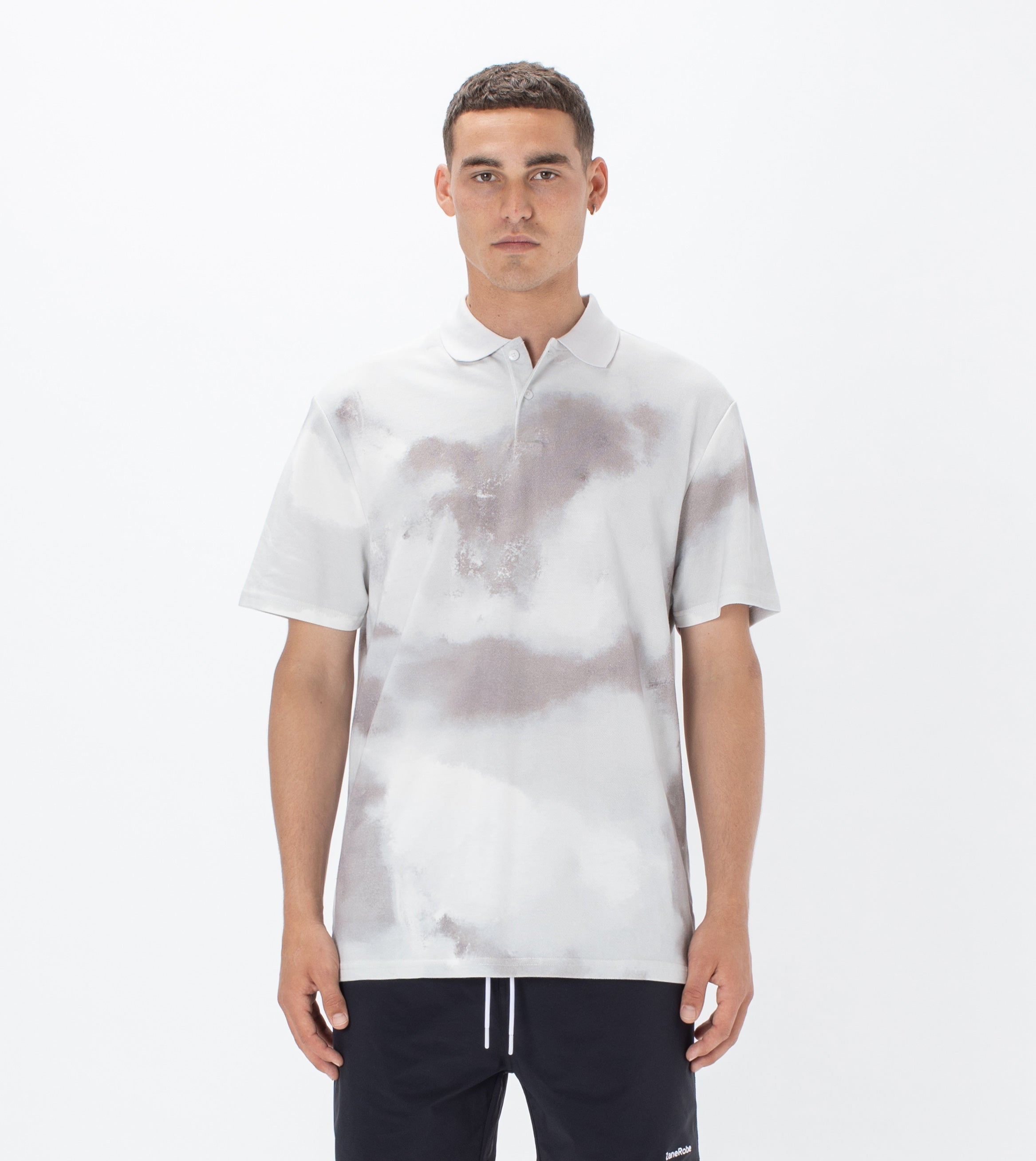 Pique Polo White Camo