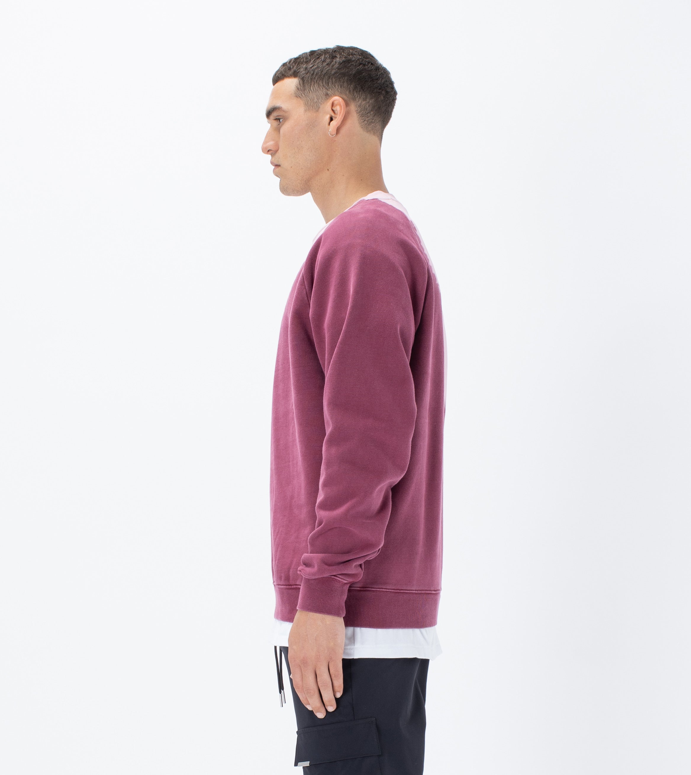 Spill Lowgo Raglan Crew Sweat GD Boysenberry