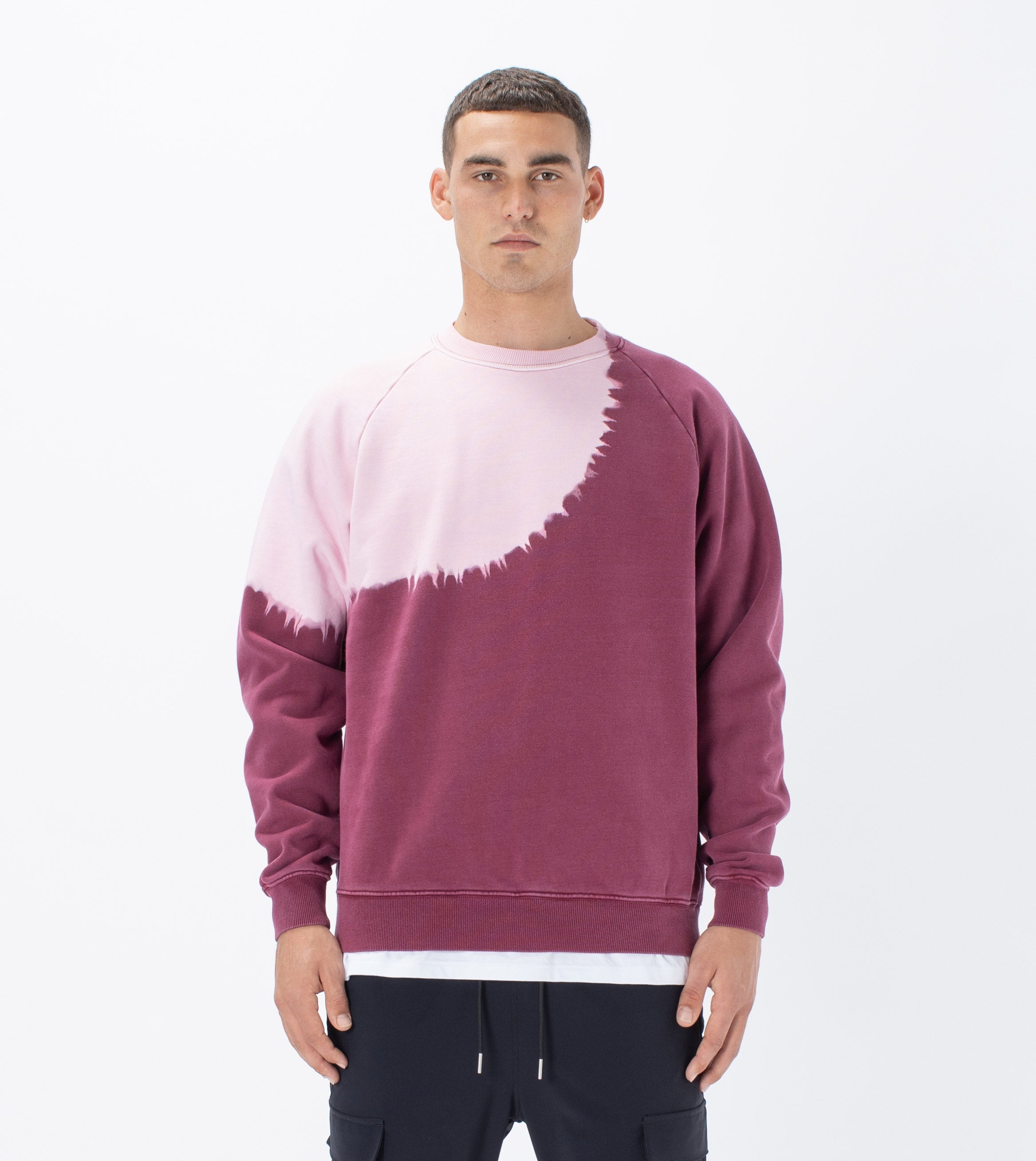 Spill Lowgo Raglan Crew Sweat GD Boysenberry