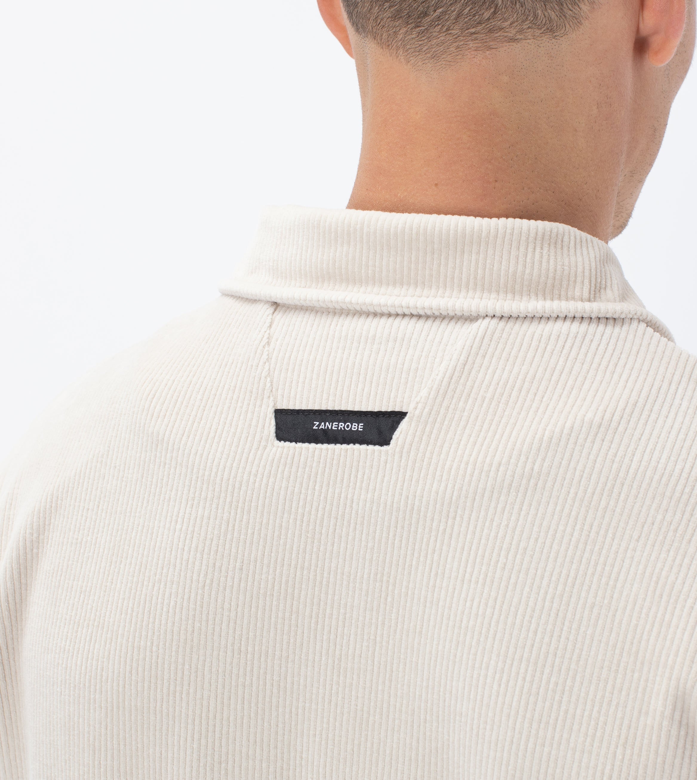 Velour Coach Jacket Beige