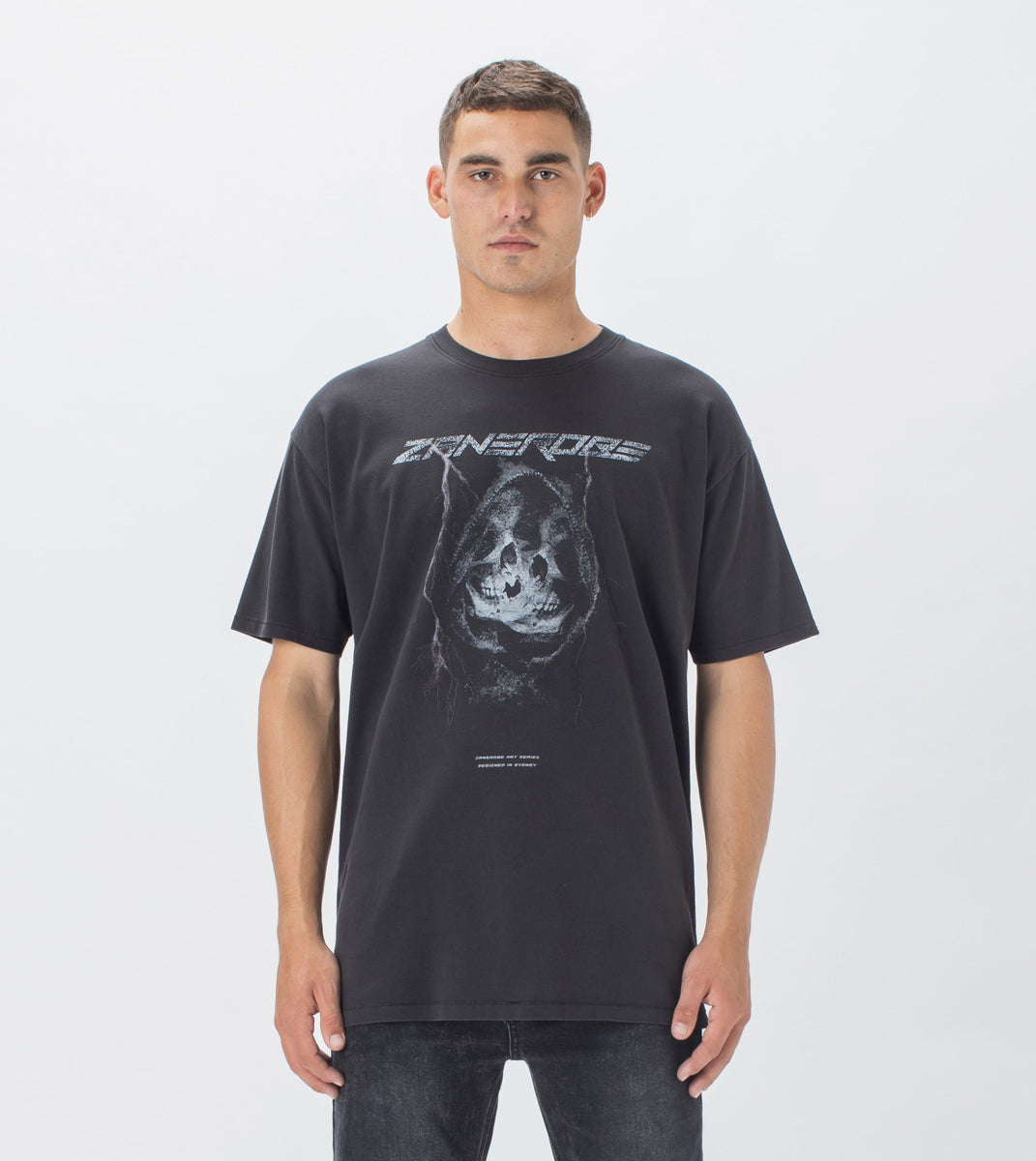 Afterlife Box Tee GD Black – ZANEROBE Australia