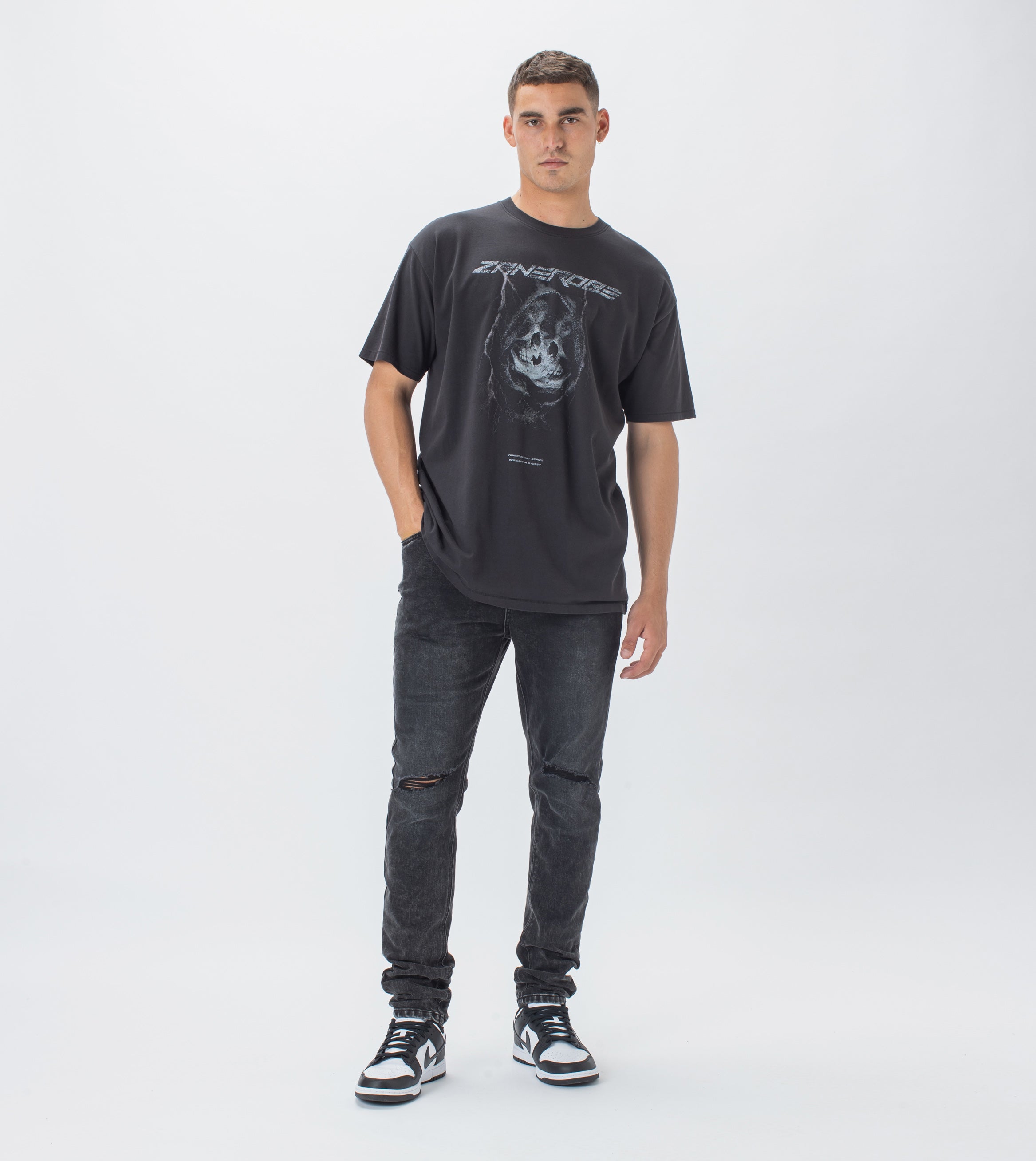 Afterlife Box Tee GD Black