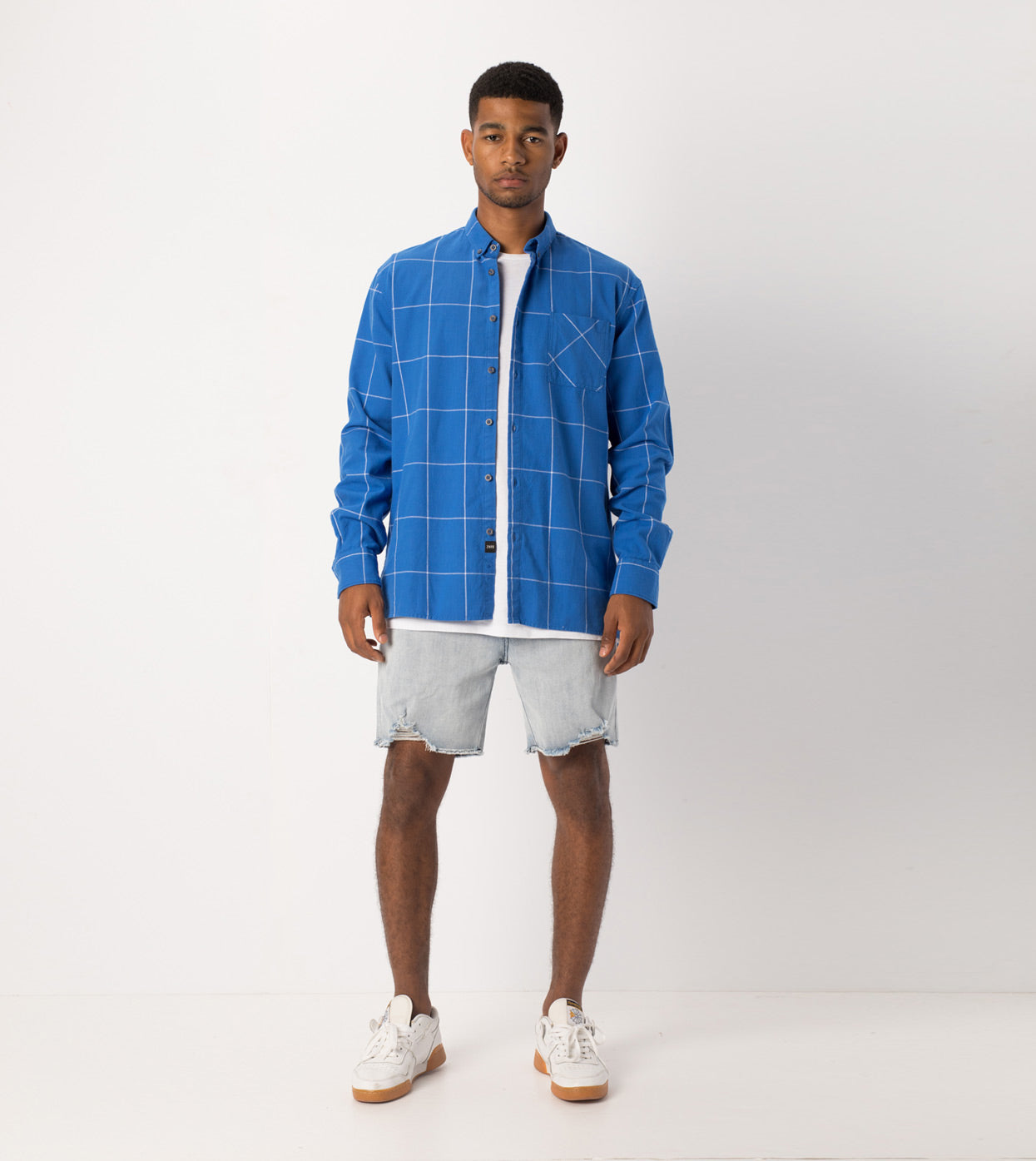 Align LS Shirt Cobalt/White