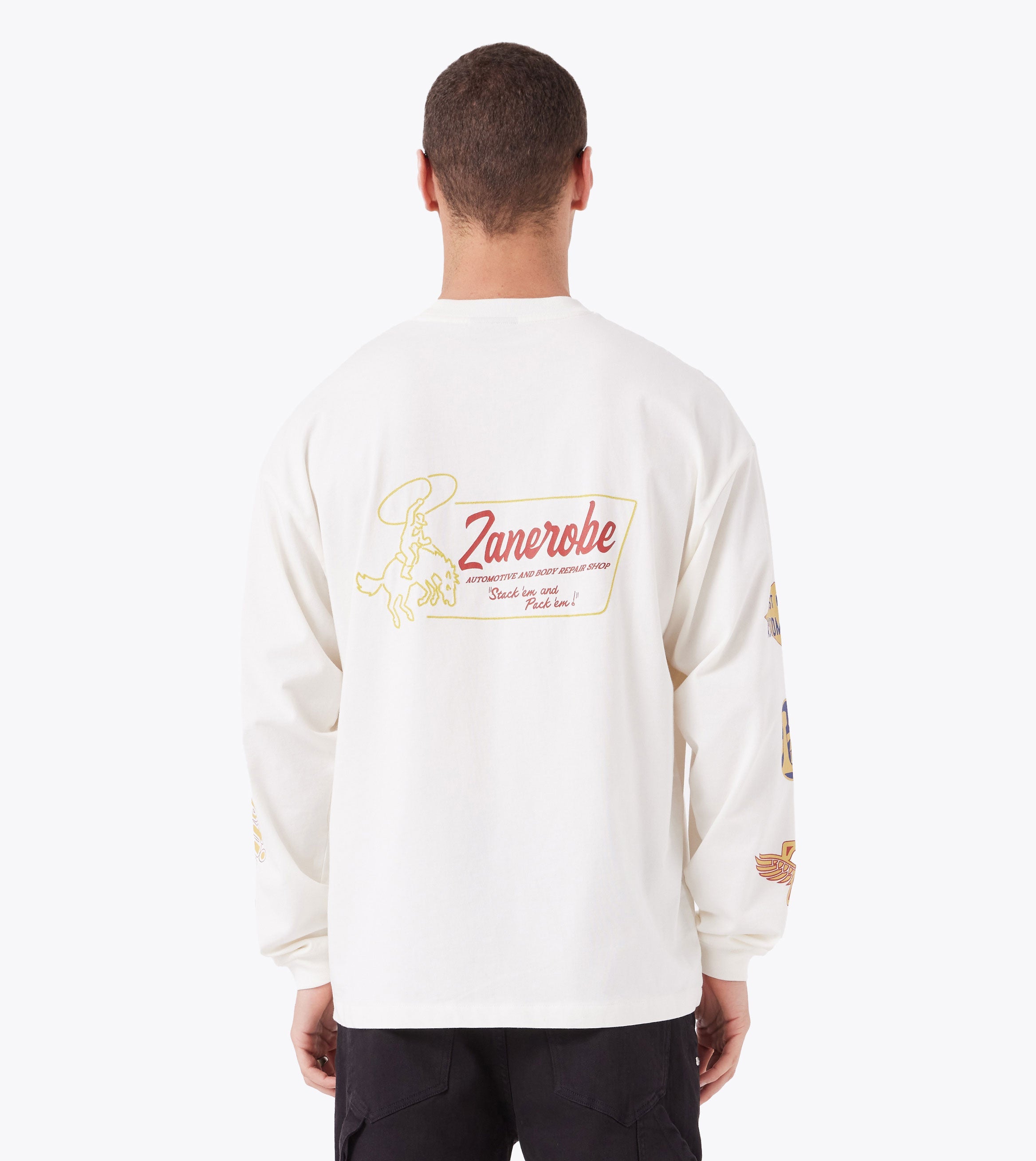 Automotive Box ++ LS Tee Vintage White