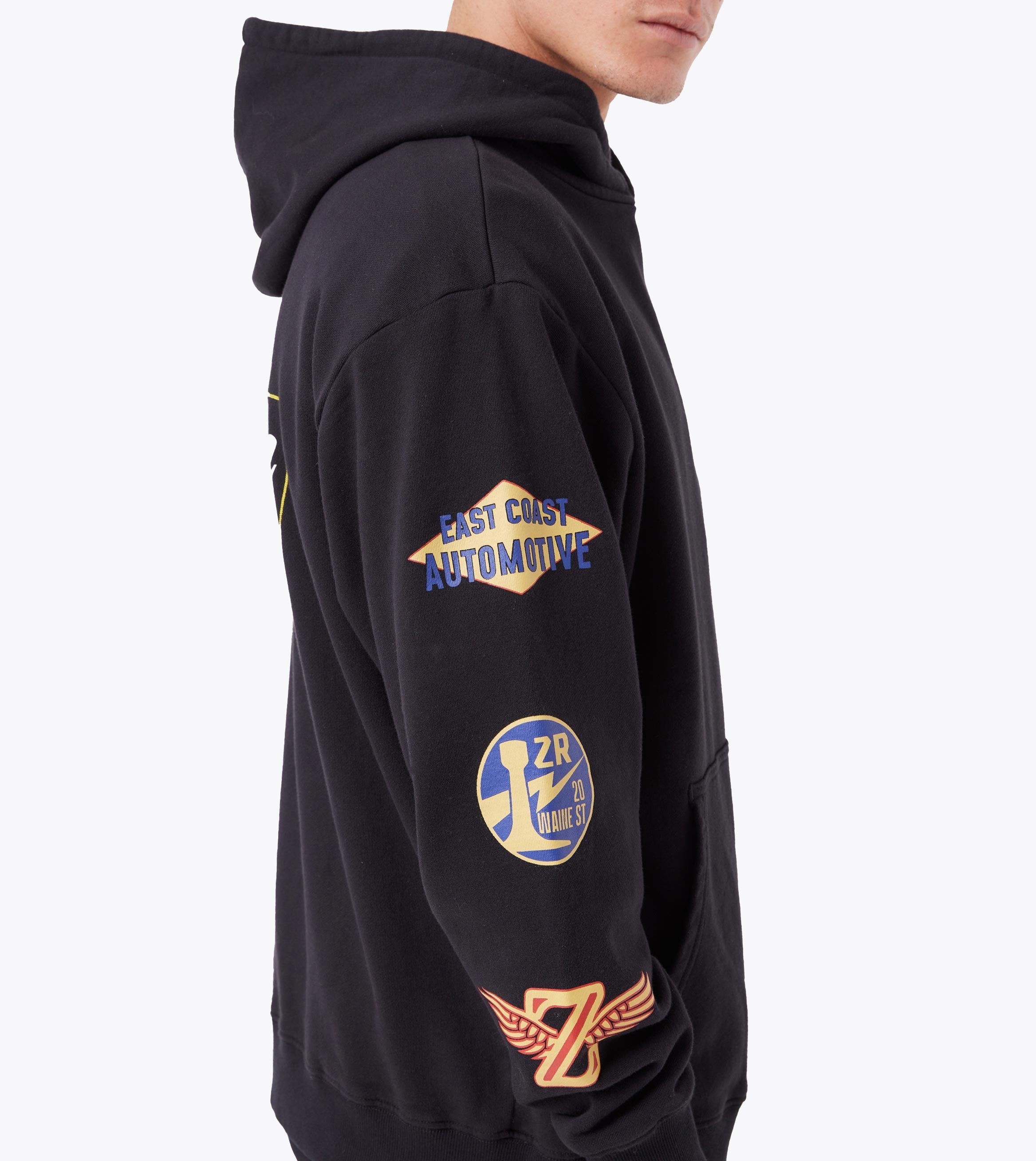 Automotive Orgo Hood Sweat Black