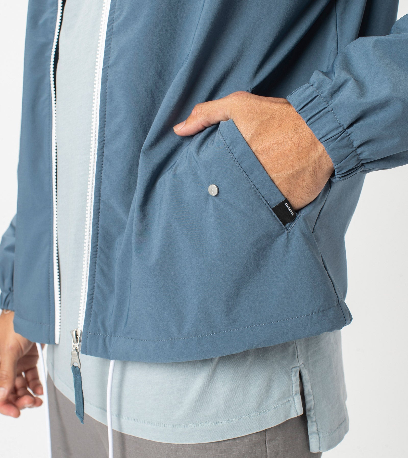 Avalon Coach Jacket Dull Blue