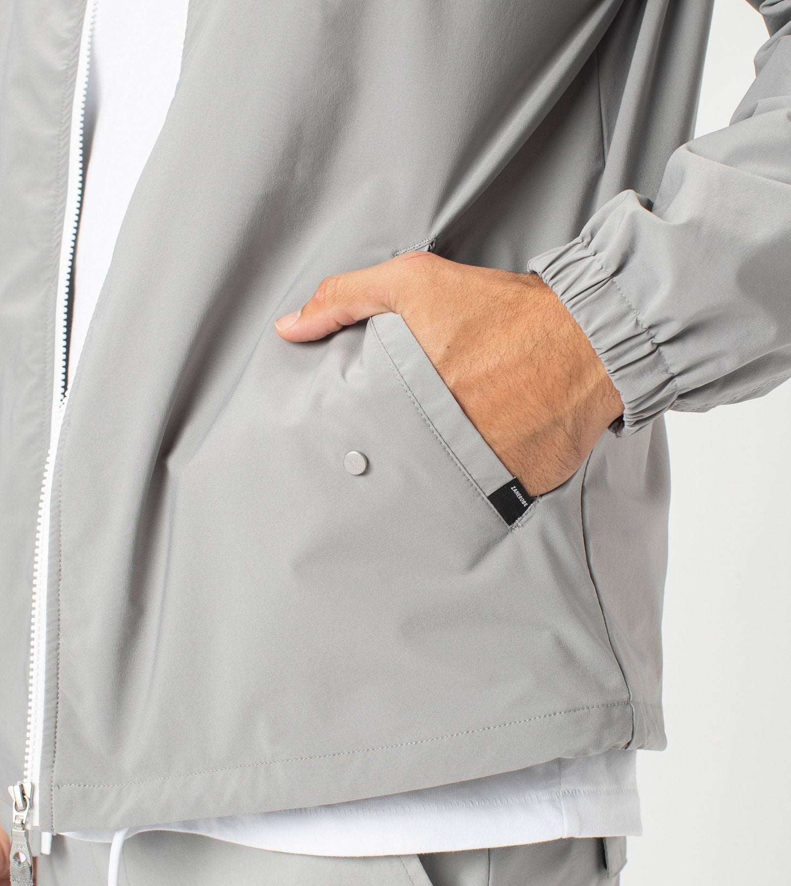 Avalon Coach Jacket Ice Grey